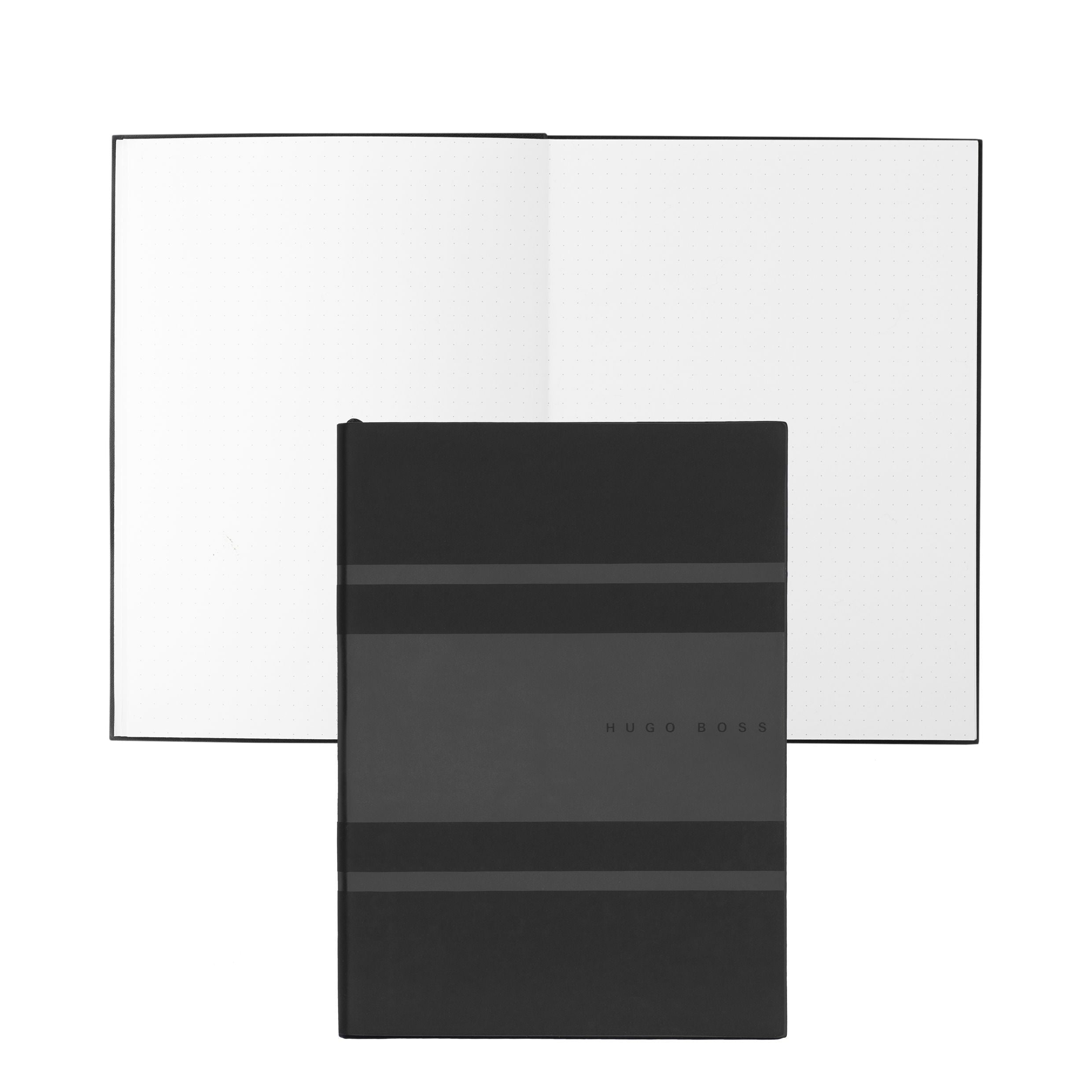 HUGO BOSS Essential Gear Matrix Black Dots A5 Notebook | HNH127AD
