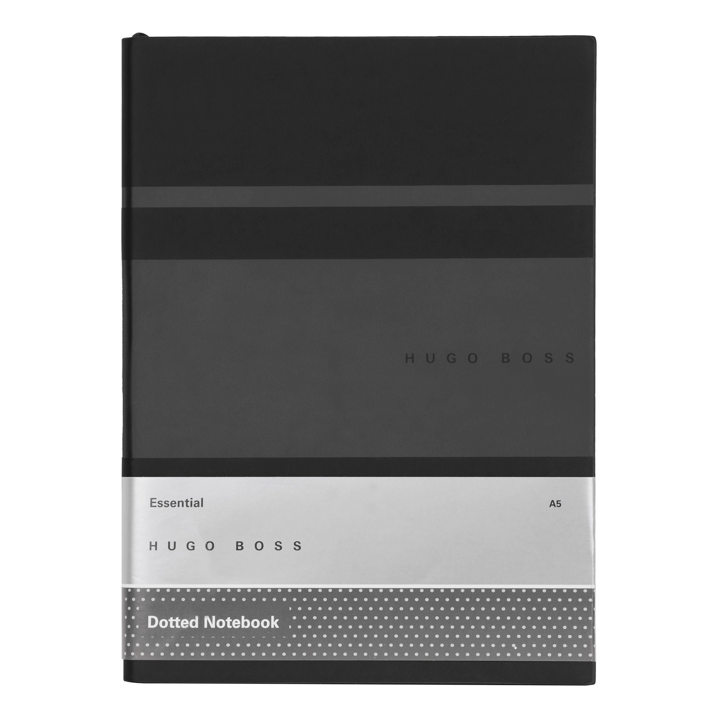 HUGO BOSS Notebook A5 Essential Gear Matrix Black Dots | HNH127AD