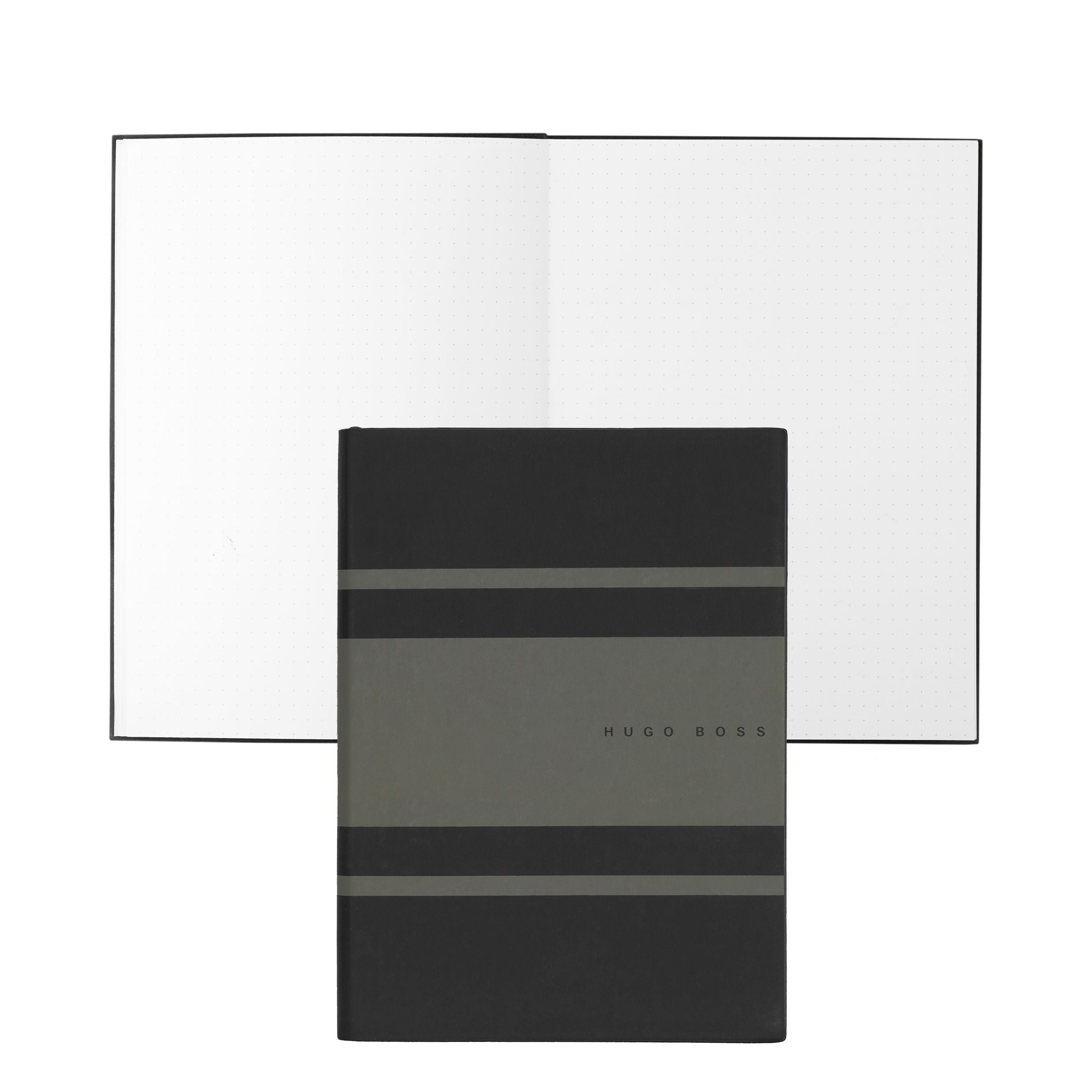 HUGO BOSS Notebook A5 Essential Gear Matrix Khaki Dots | HNH127TD