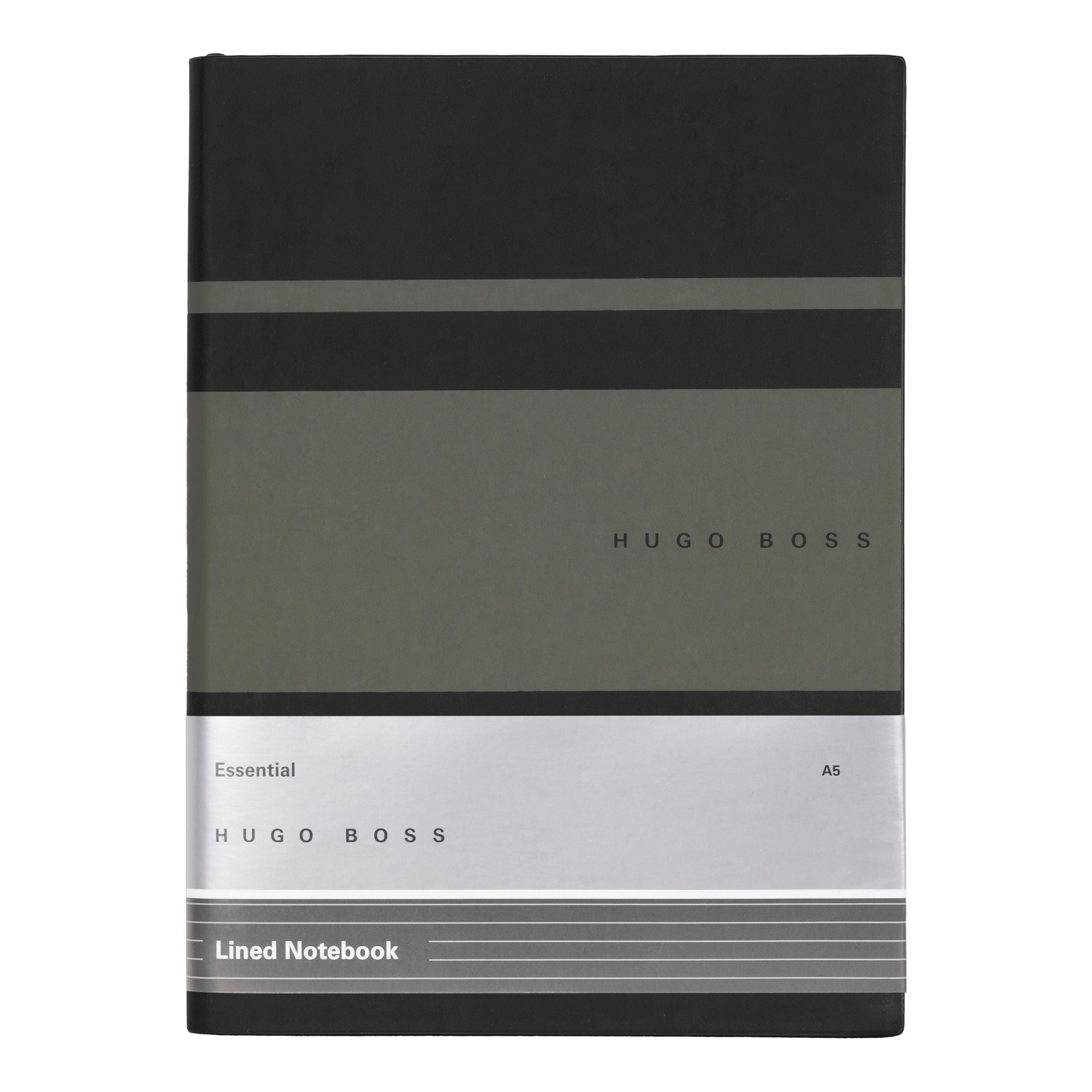 HUGO BOSS Notebook A5 Essential Gear Matrix Khaki Dots | HNH127TD