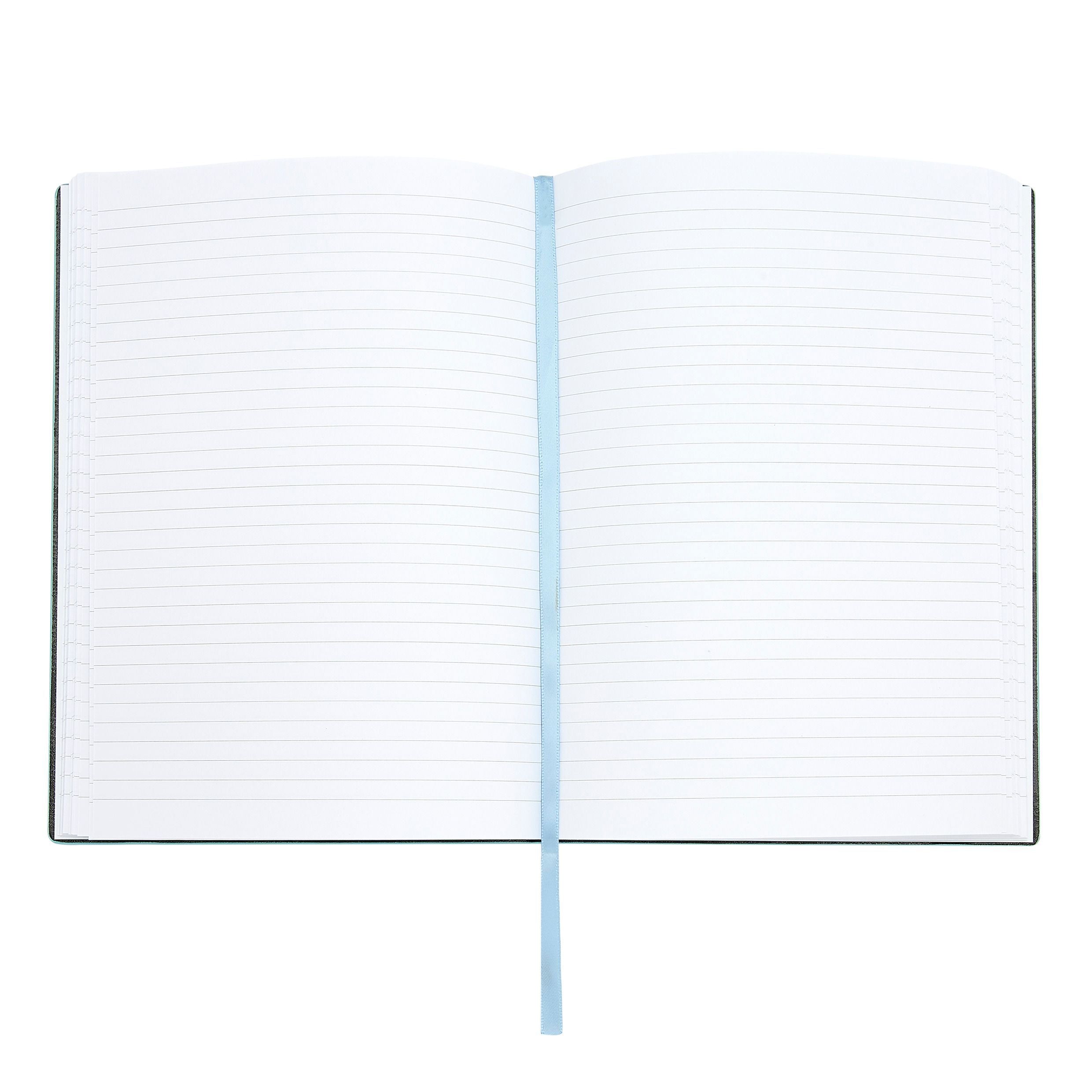 HUGO BOSS Notebook A5 Pastel Classic Light Blue Lined | HNH422ML