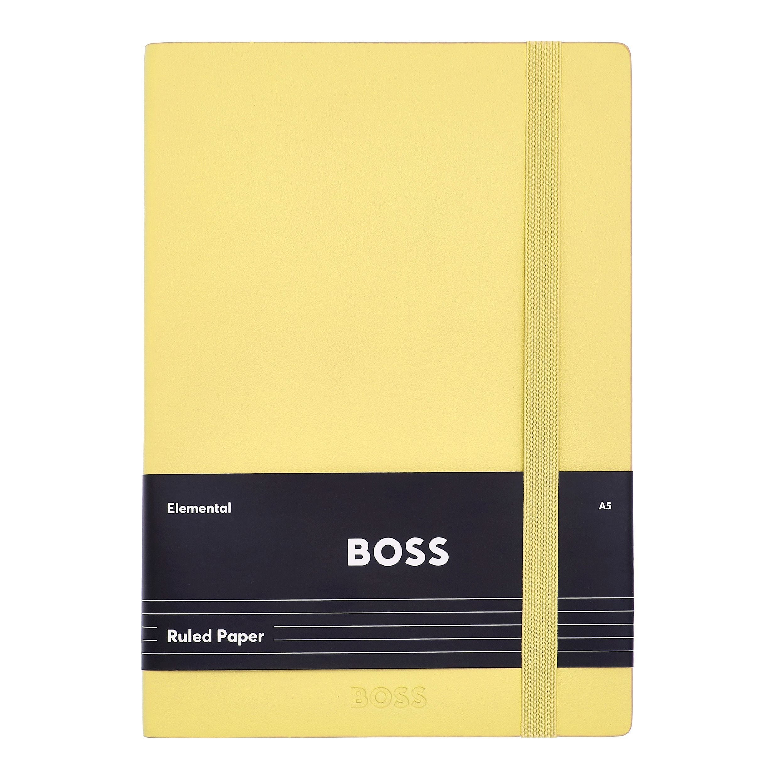 BOSS Notebook A5 Pastel Classic Light Yellow Lined | HNH422SL