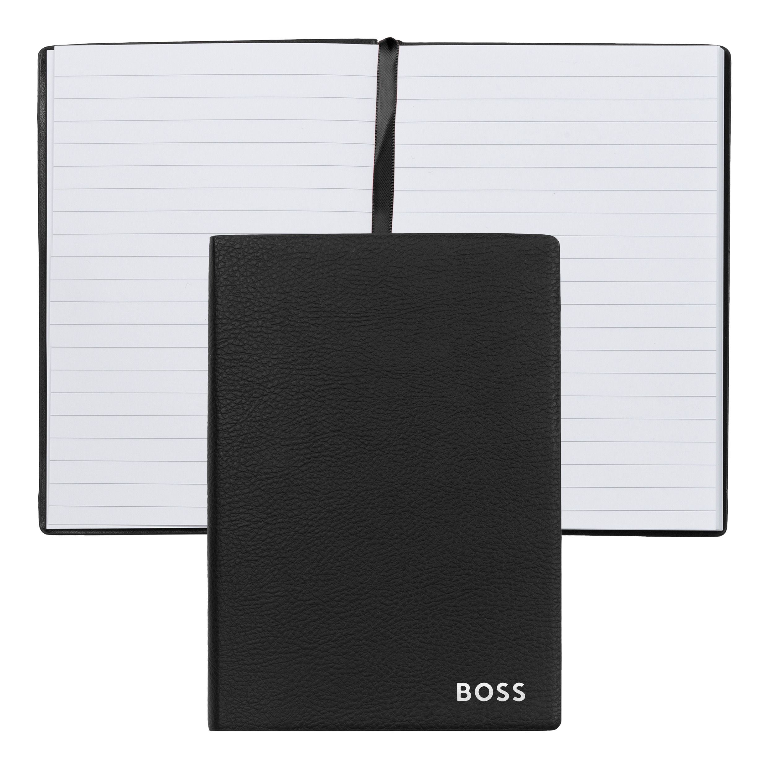 HUGO BOSS Notebook A6 Essential Storyline Black Lined | HNM121AL