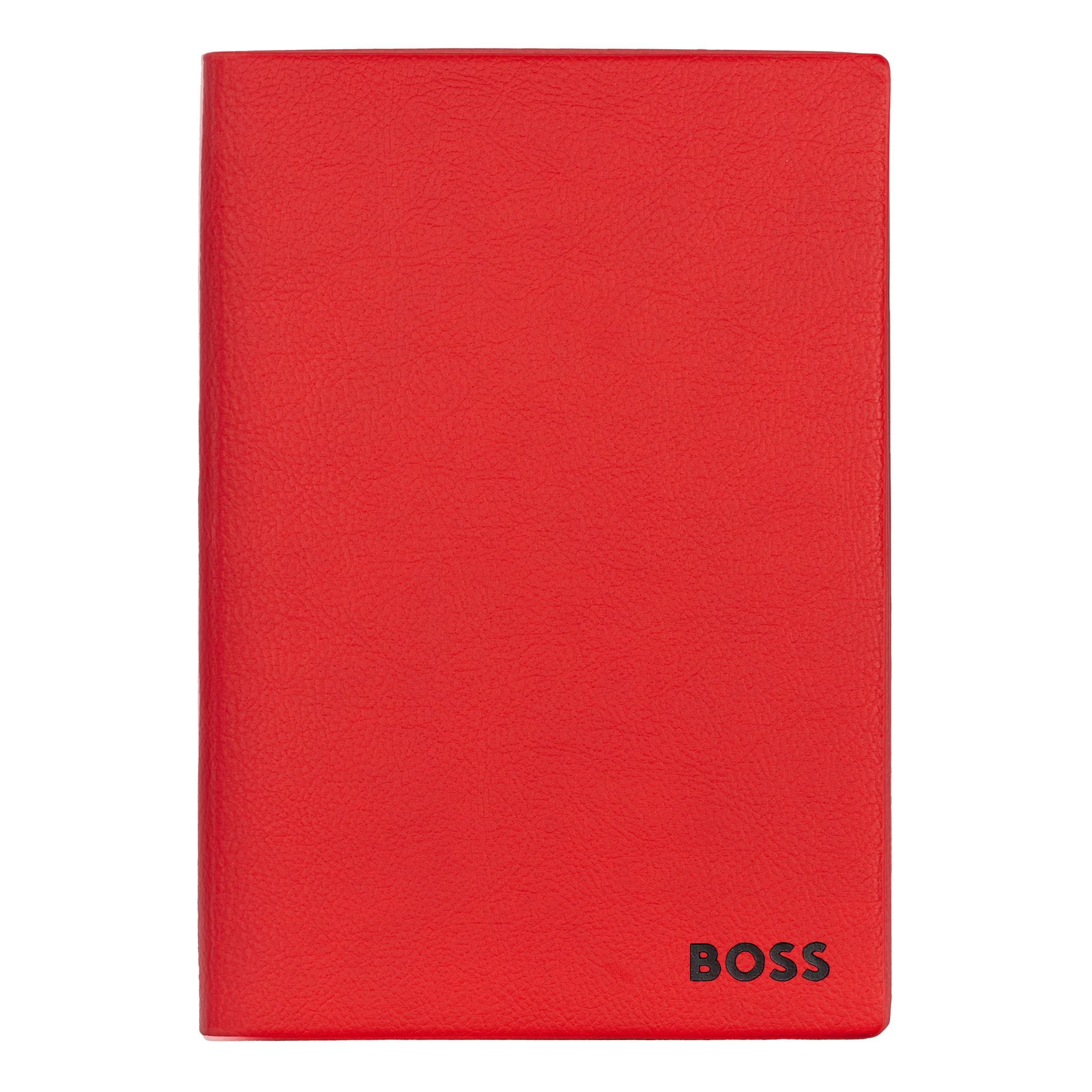 HUGO BOSS Notebook A6 Essential Storyline Red Lined | HNM121PL