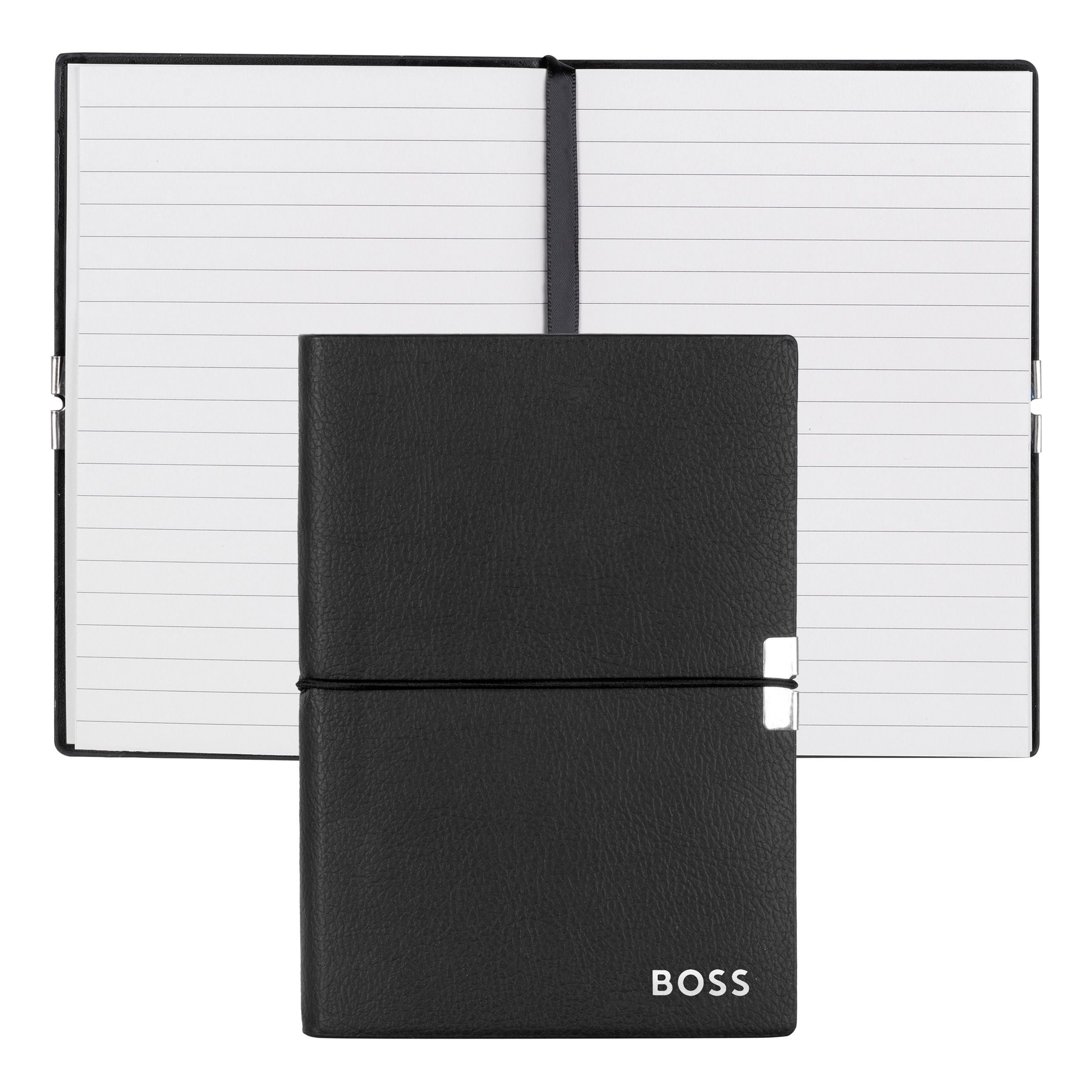 HUGO BOSS Notebook A6 Elegance Storyline Black Lined | HNM124AL