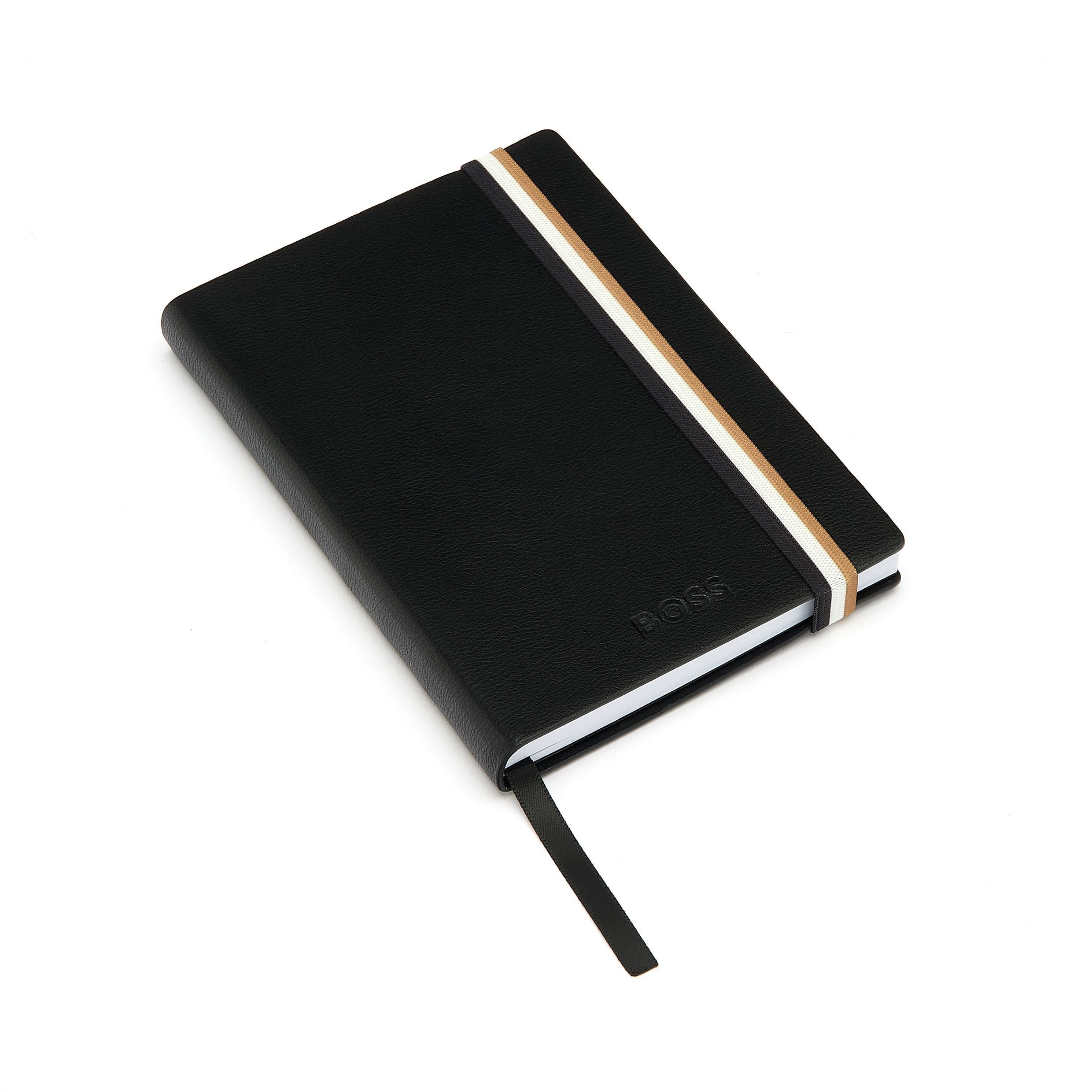 HUGO BOSS Notebook A6 Iconic Black Lined | HNM421AL
