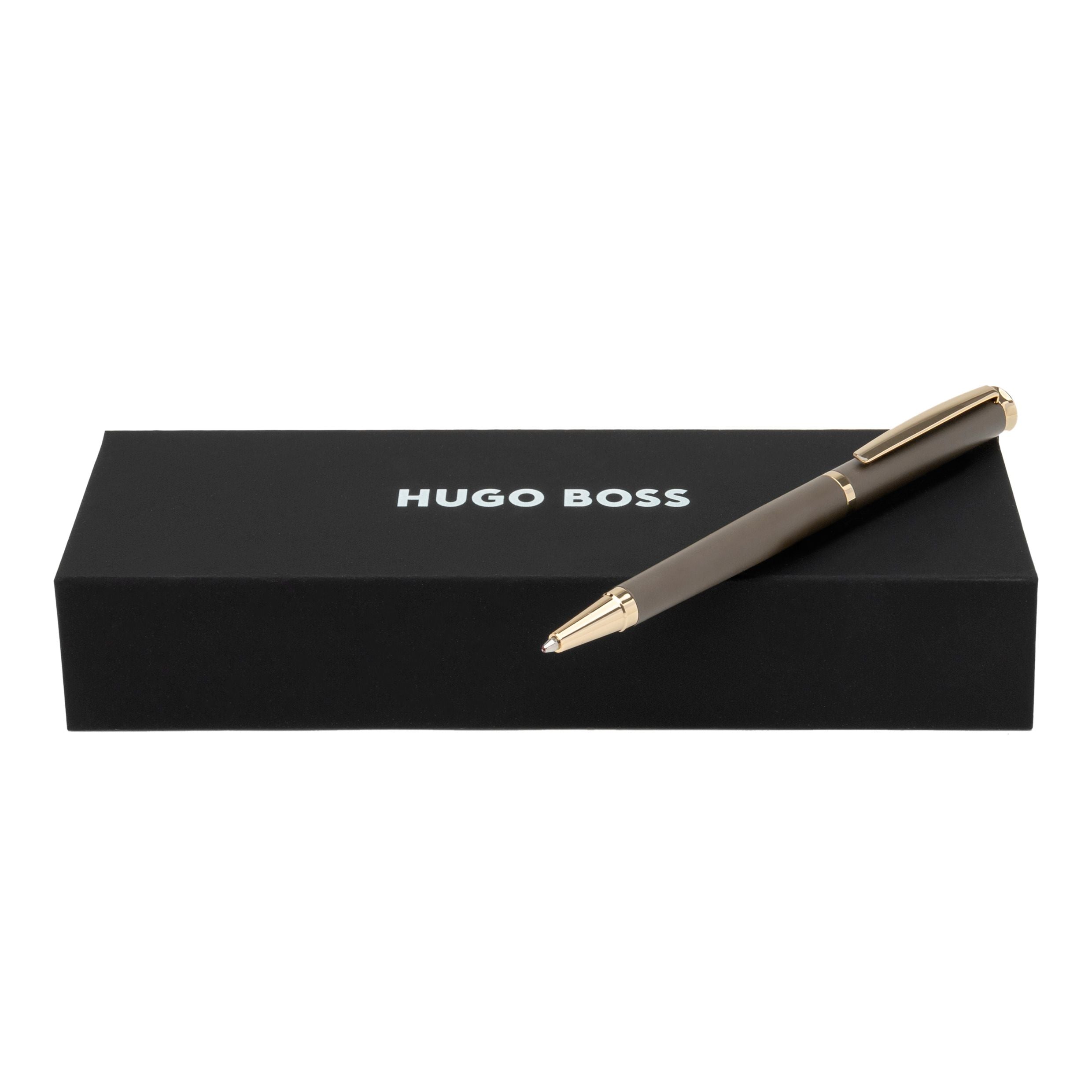 HUGO BOSS HSC3114H-Ballpoint pen Sophisticated Matte Taupe