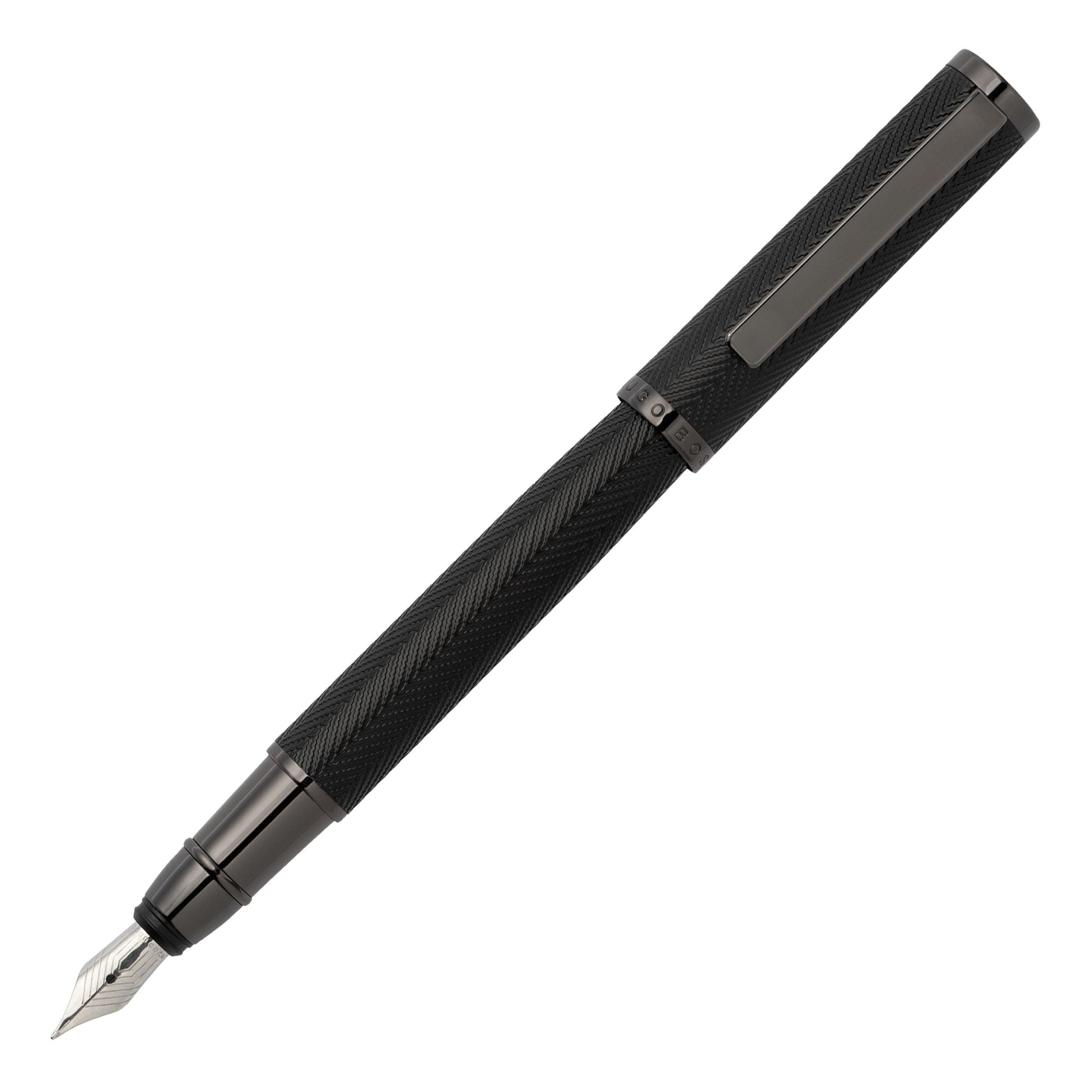 HUGO BOSS HSI1062D-Fountain pen Formation Herringbone Gun
