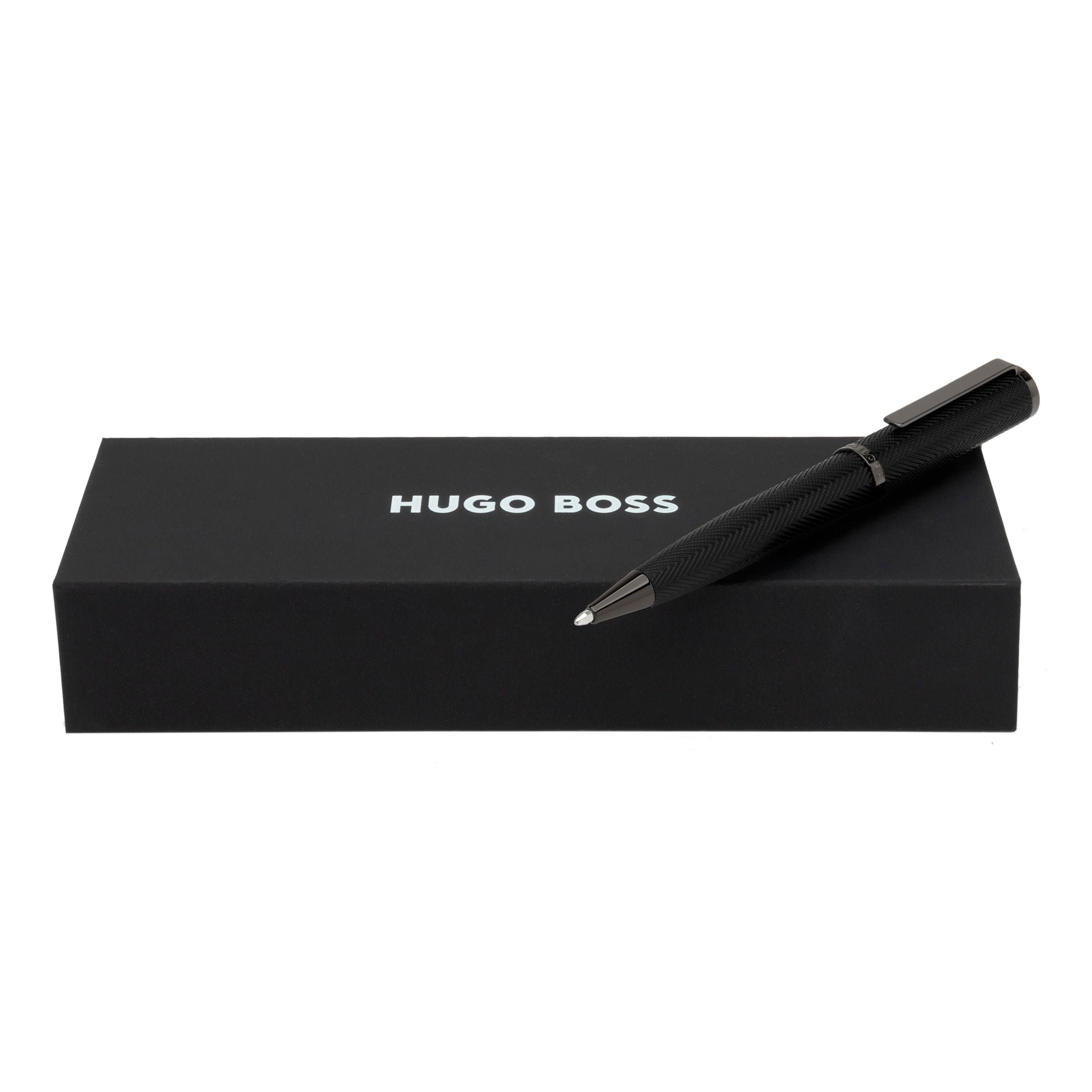 HUGO BOSS HSI1064D-Ballpoint pen Formation Herringbone Gun
