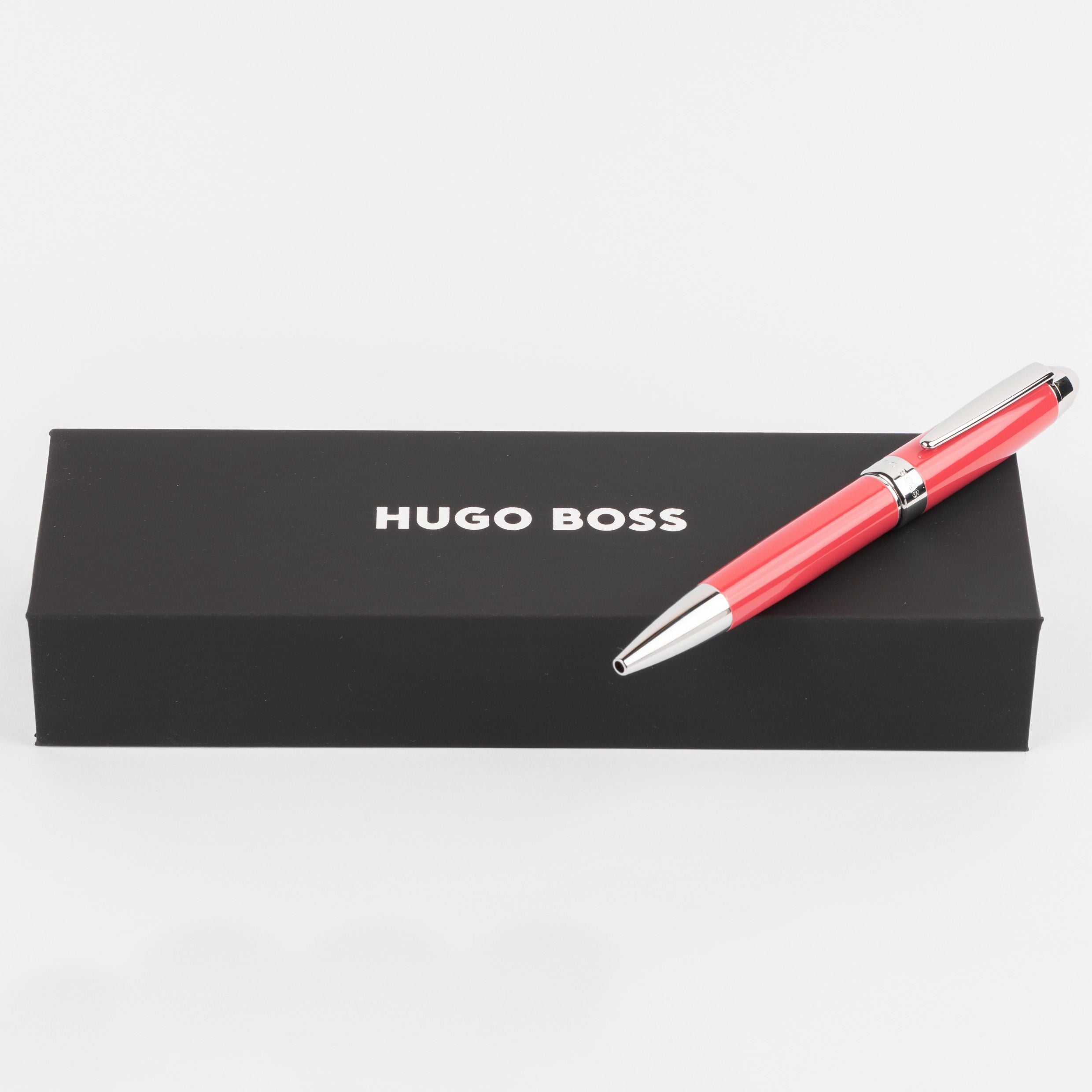 HUGO BOSS HSN0014P-Ballpoint pen Icon Corail/Chrome