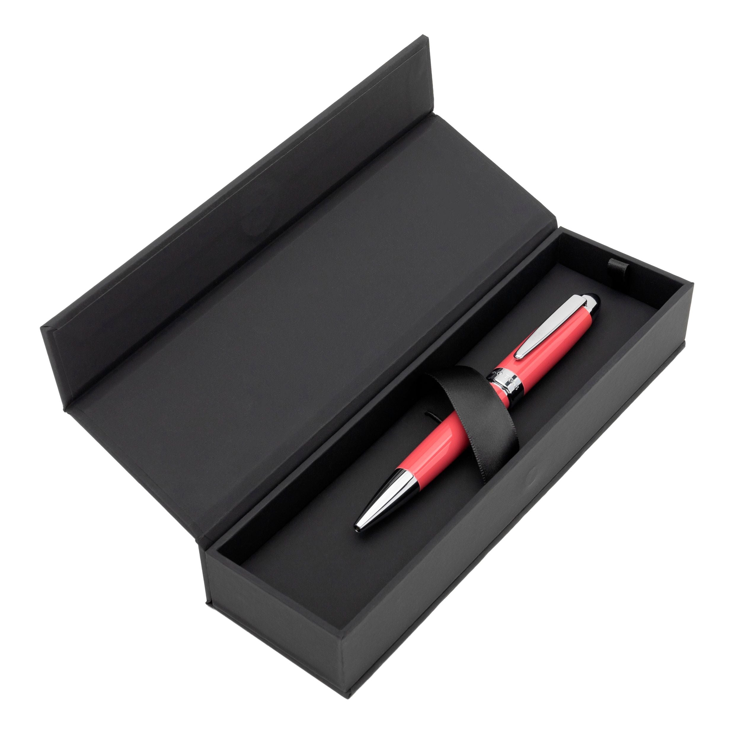 HUGO BOSS HSN0014P-Ballpoint pen Icon Corail/Chrome