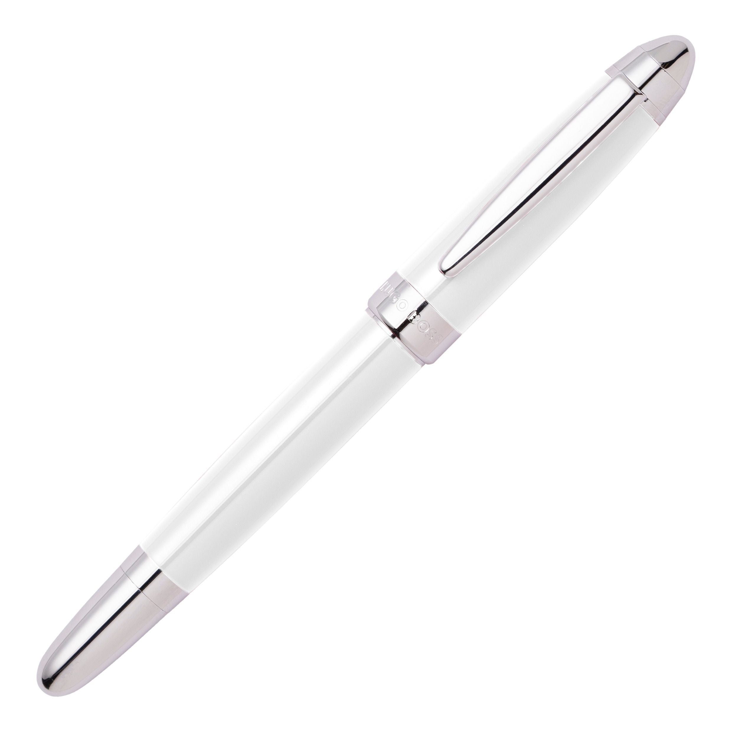 HUGO BOSS Rollerball Pen Icon White | HSN0015F