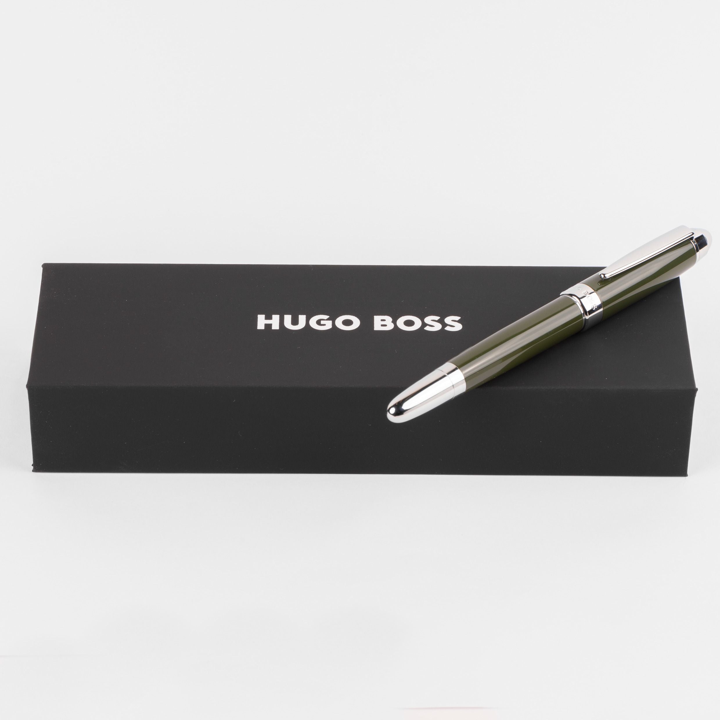 HUGO BOSS HSN0015T-Rollerball pen Icon Khaki/Gun