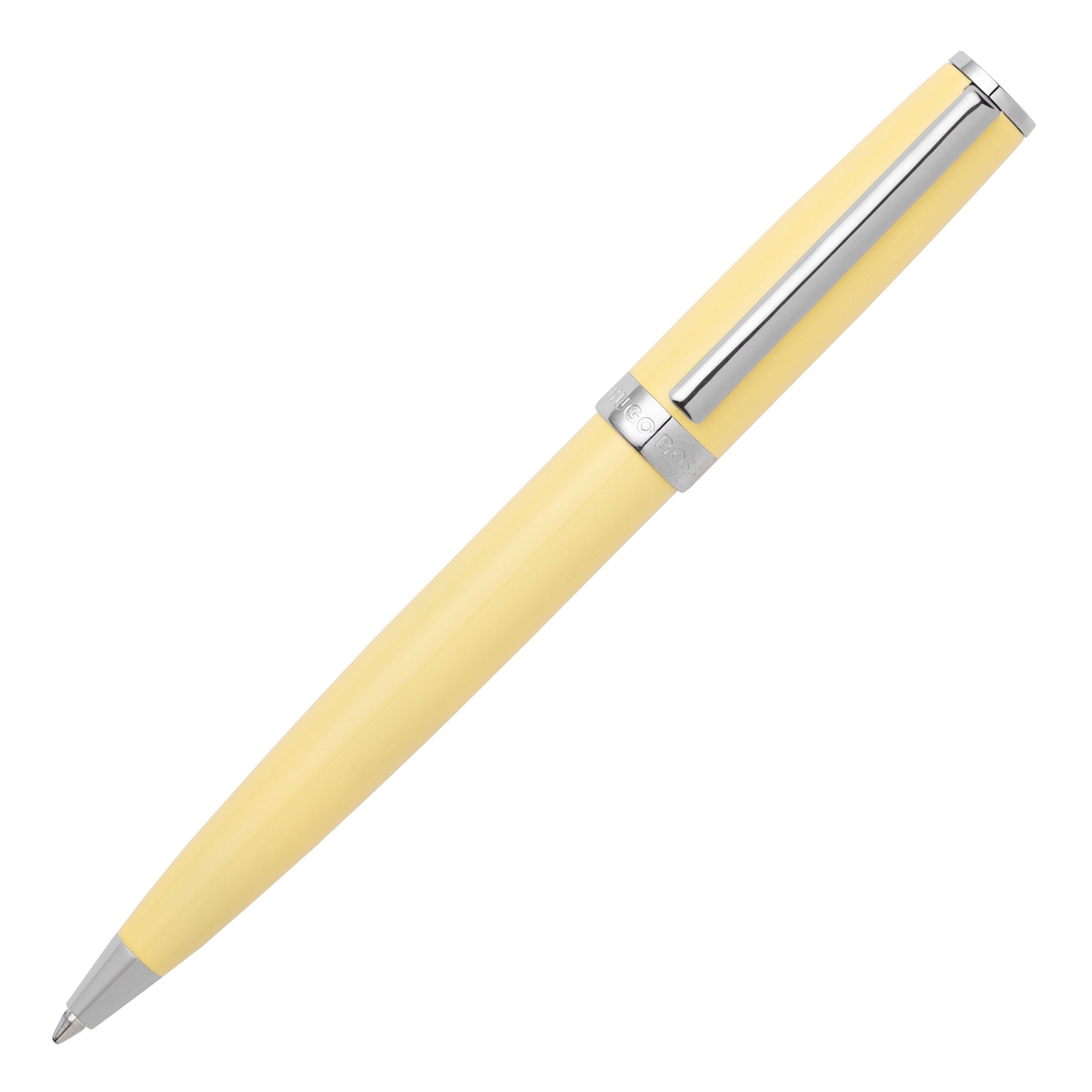 HUGO BOSS HSN2544S-Ballpoint pen Gear Icon Yellow