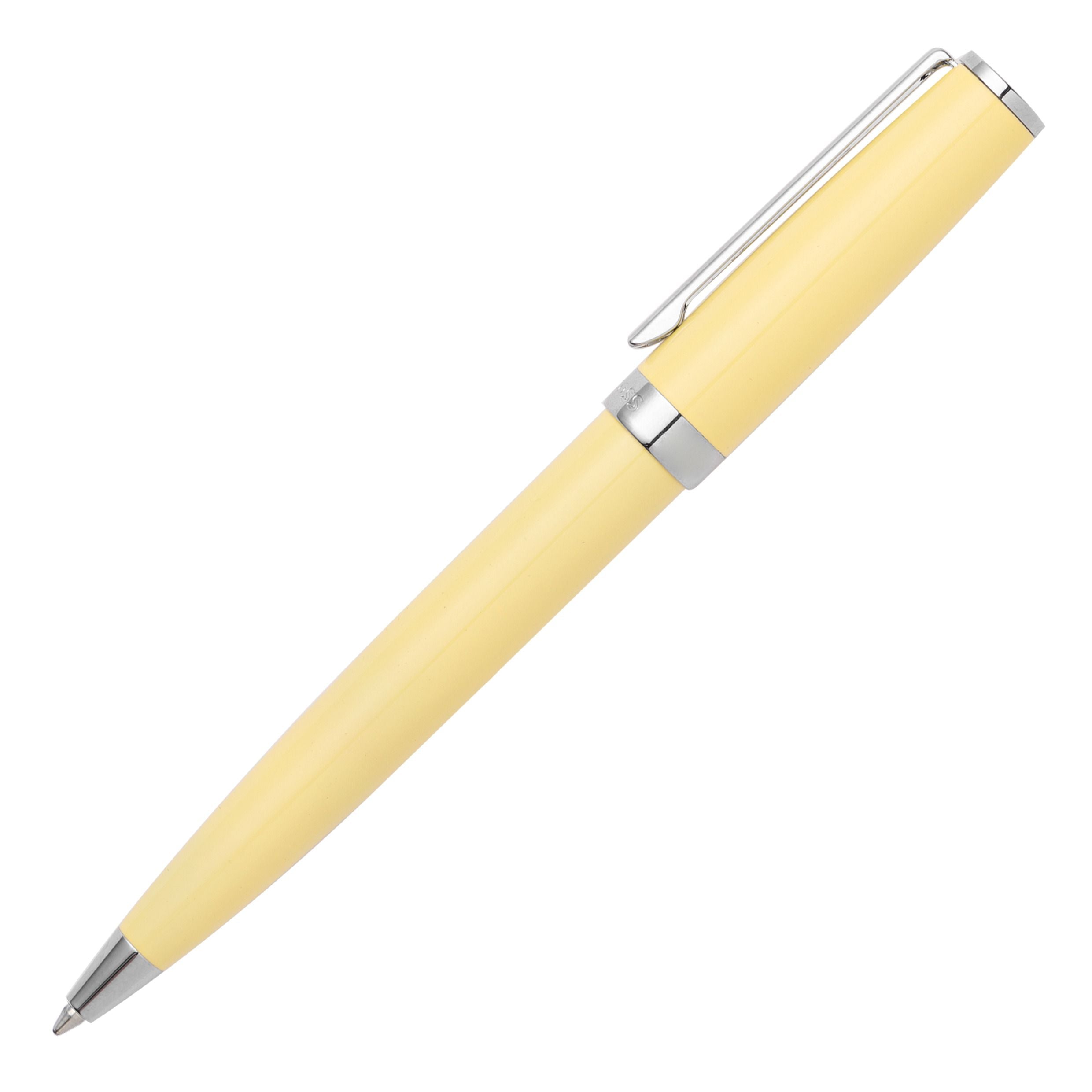 HUGO BOSS HSN2544S-Ballpoint pen Gear Icon Yellow