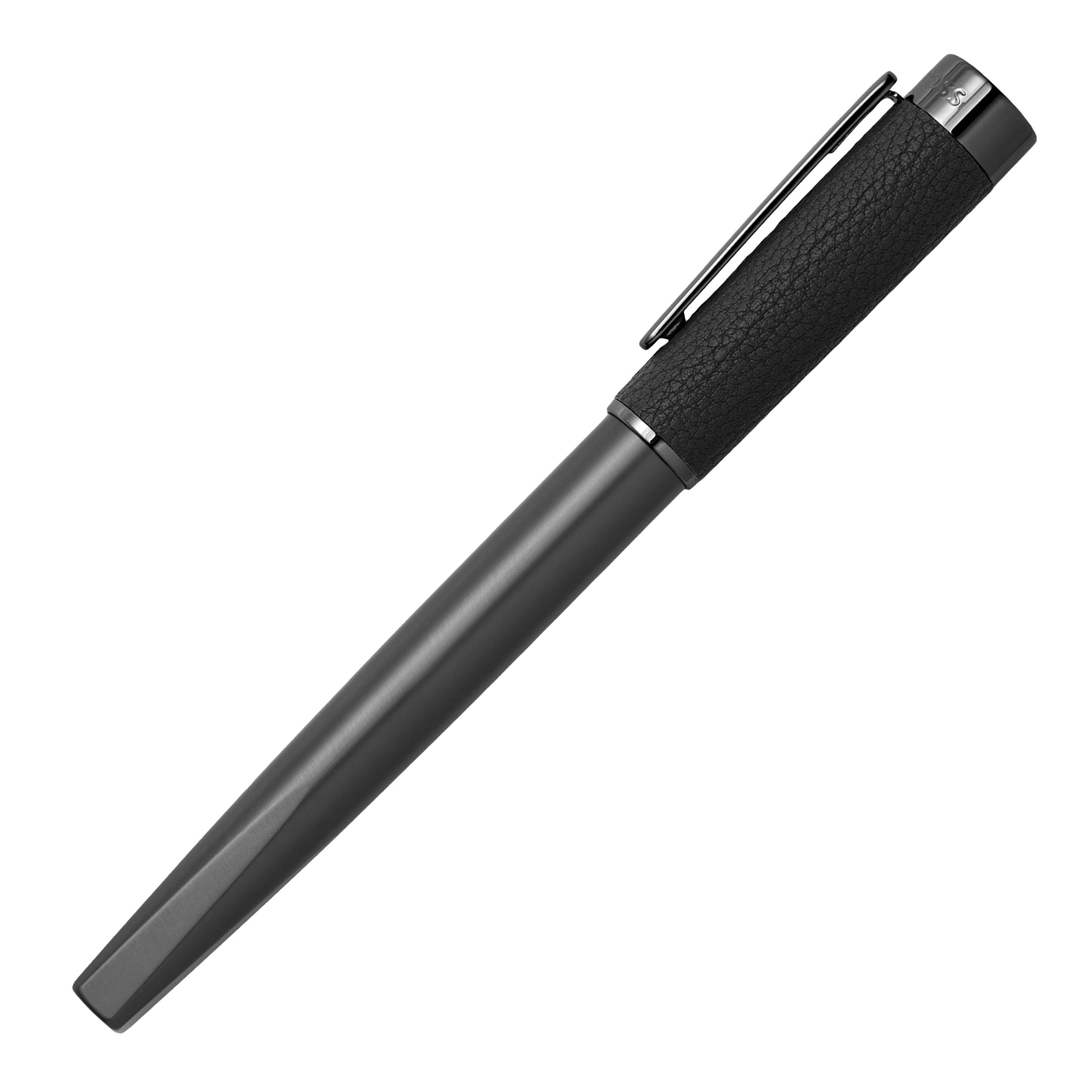 HUGO BOSS Fountain Pen Corium Black | HSU3892A