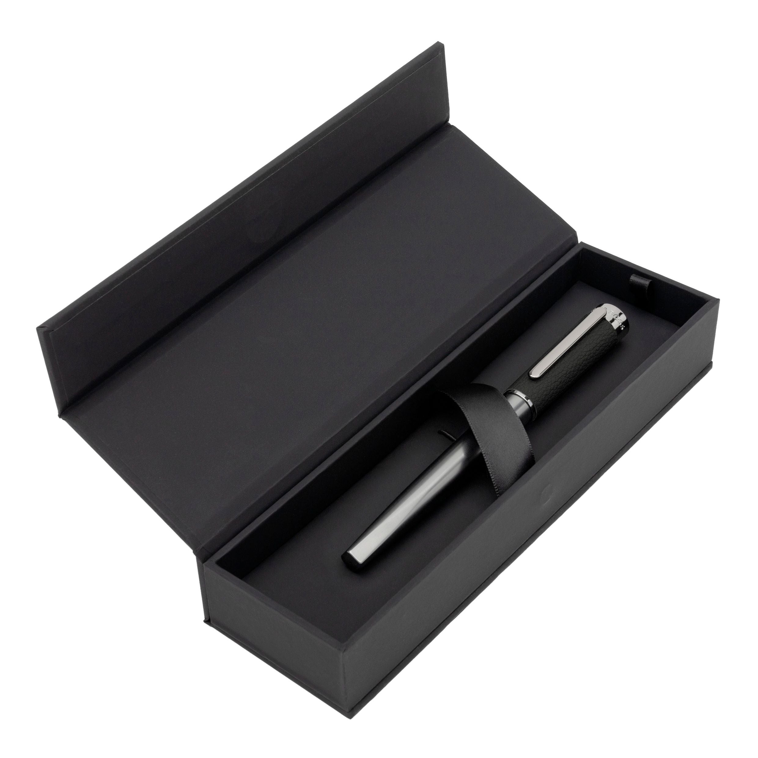 HUGO BOSS Fountain Pen Corium Black | HSU3892A