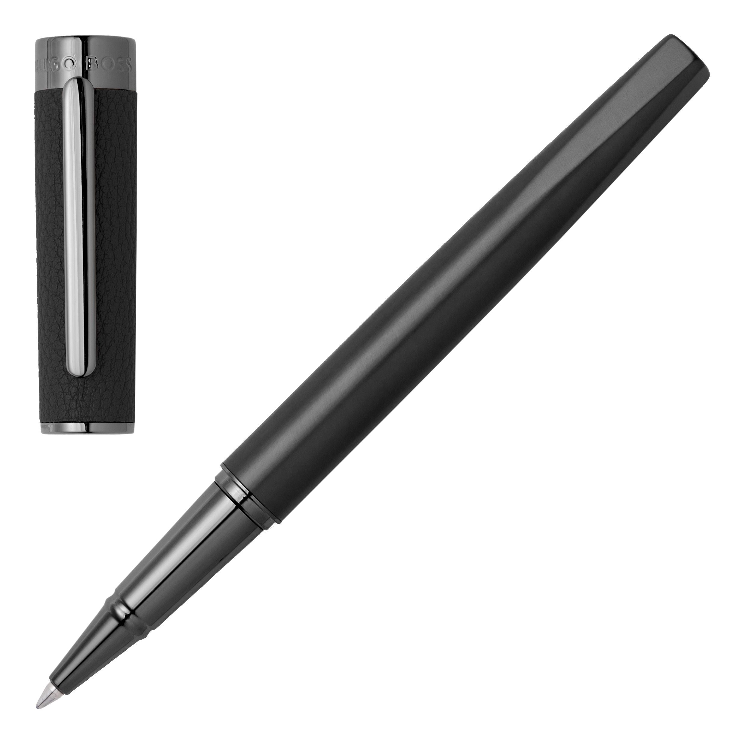 HUGO BOSS Rollerball Pen Corium Black | HSU3895A