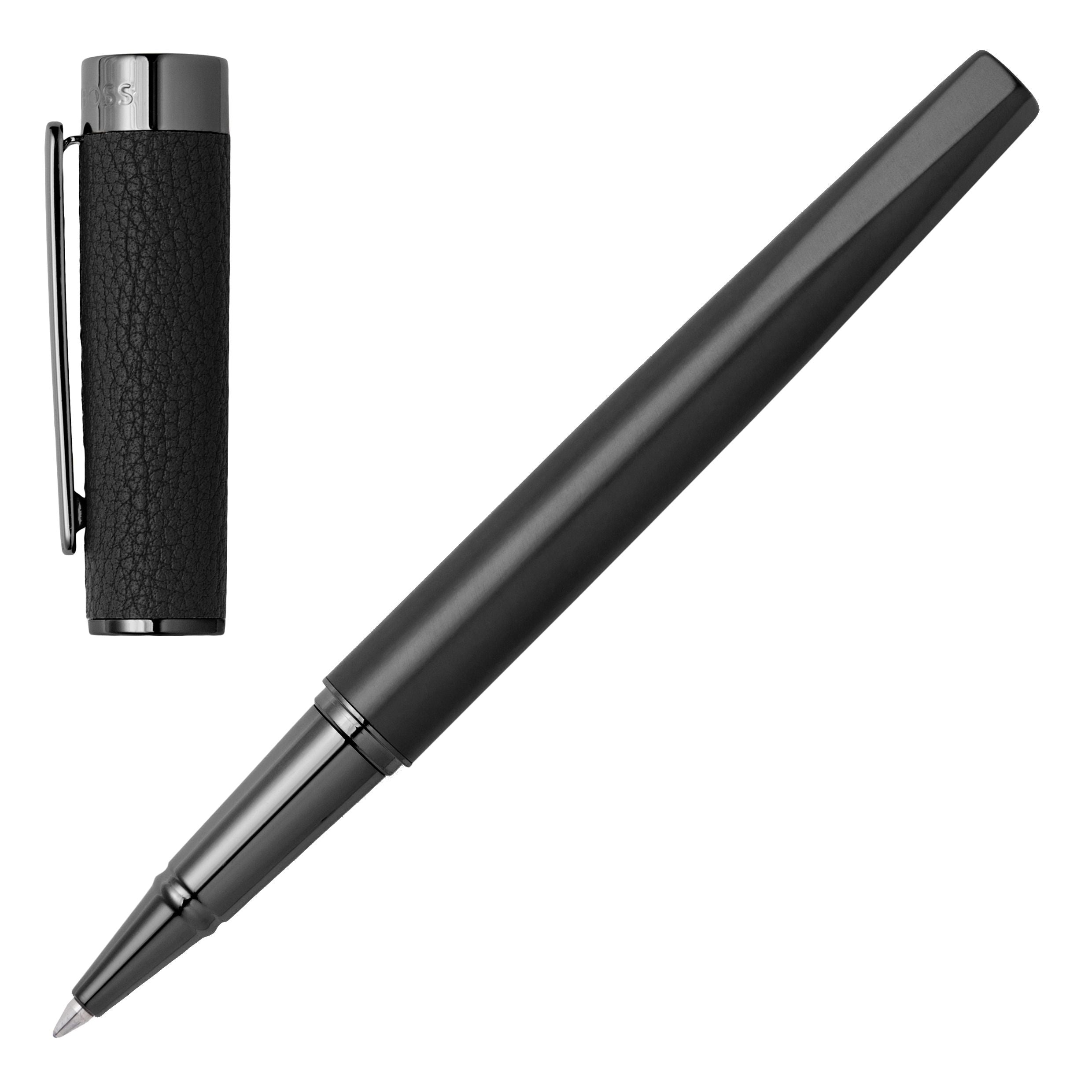 HUGO BOSS Rollerball Pen Corium Black | HSU3895A