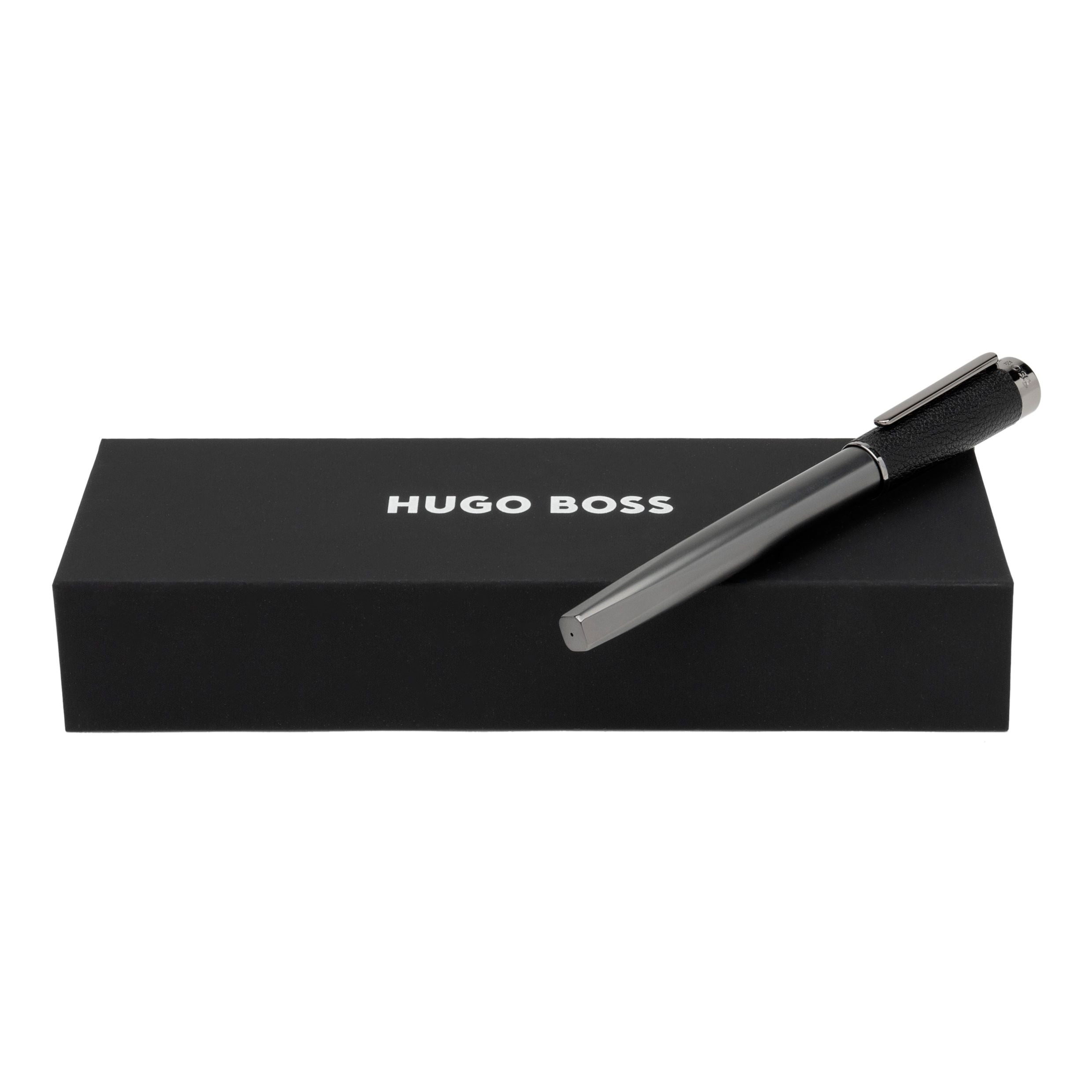HUGO BOSS Rollerball Pen Corium Black | HSU3895A