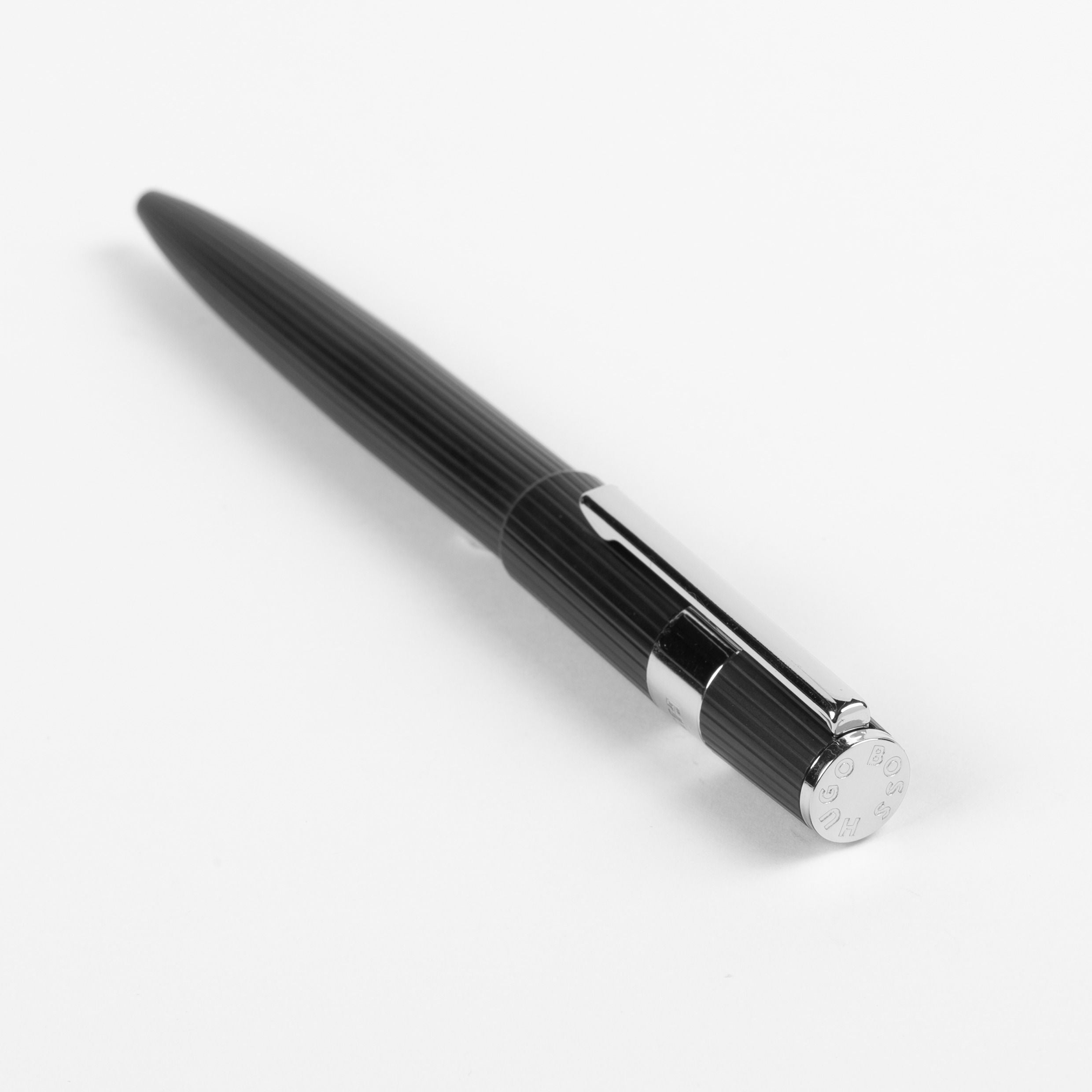 HUGO BOSS HSV2854A-Ballpoint pen Gear Pinstripe Black / Chrome