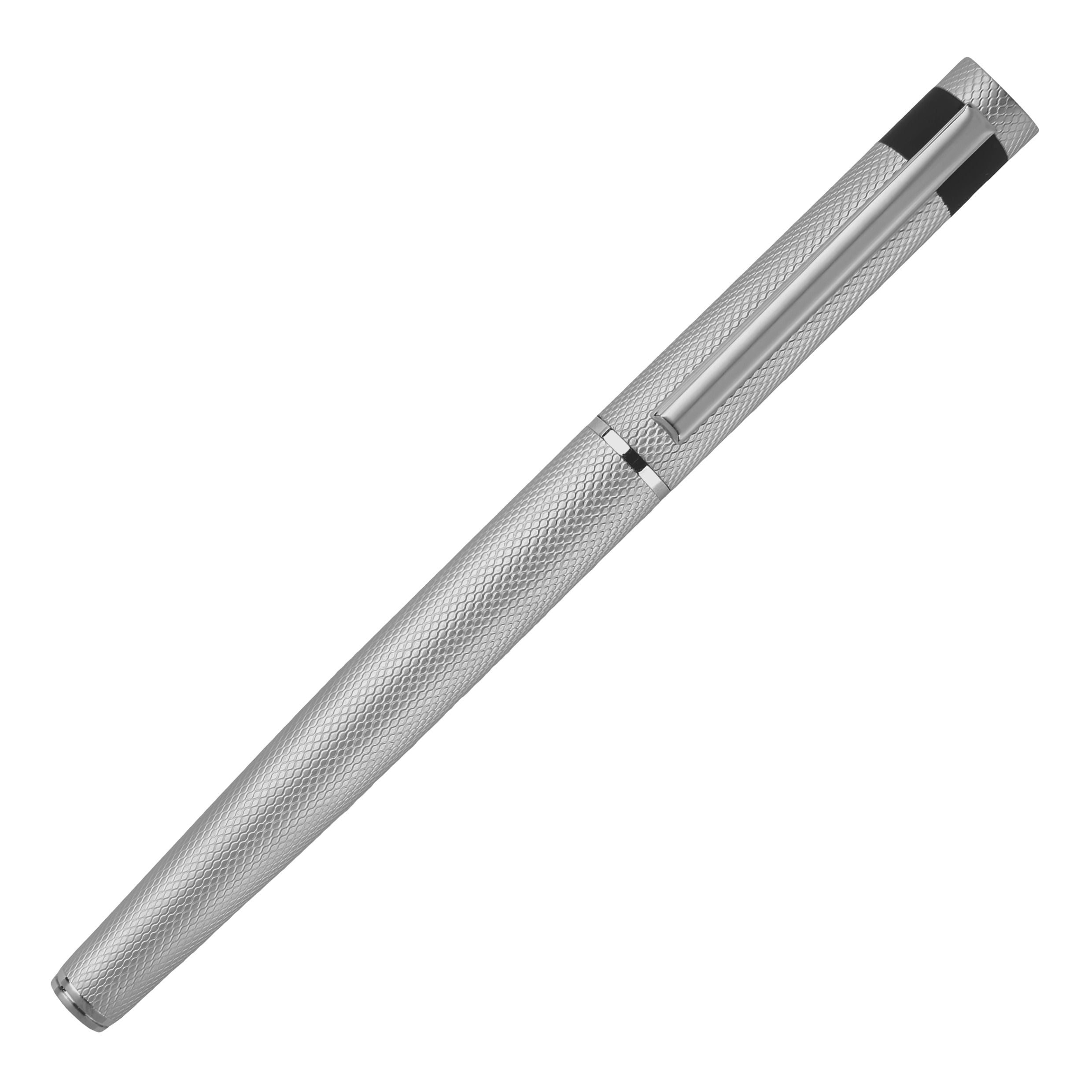HUGO BOSS HSW3672B-Fountain pen Loop Diamond Chrome