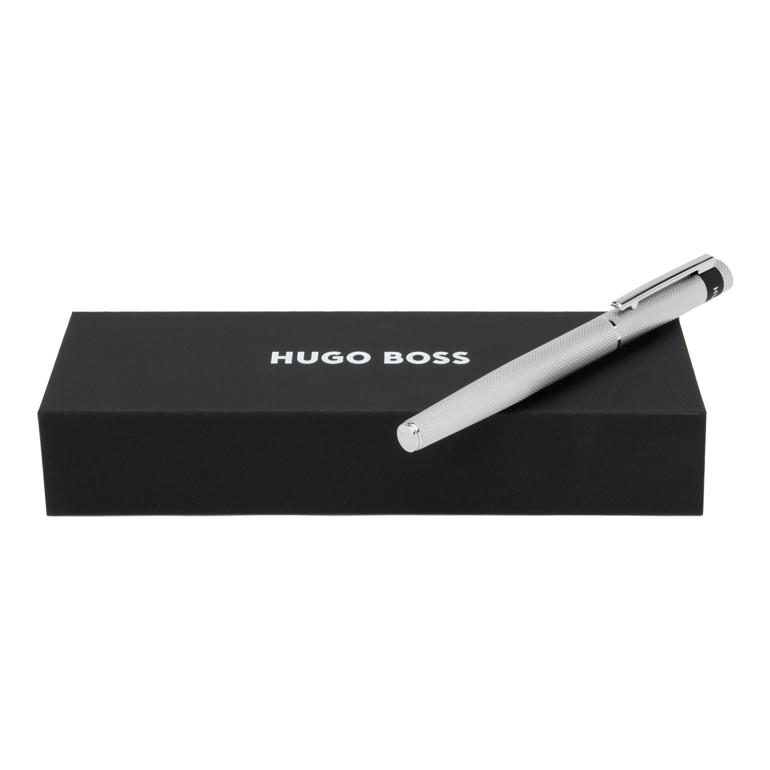 HUGO BOSS HSW3672B-Fountain pen Loop Diamond Chrome