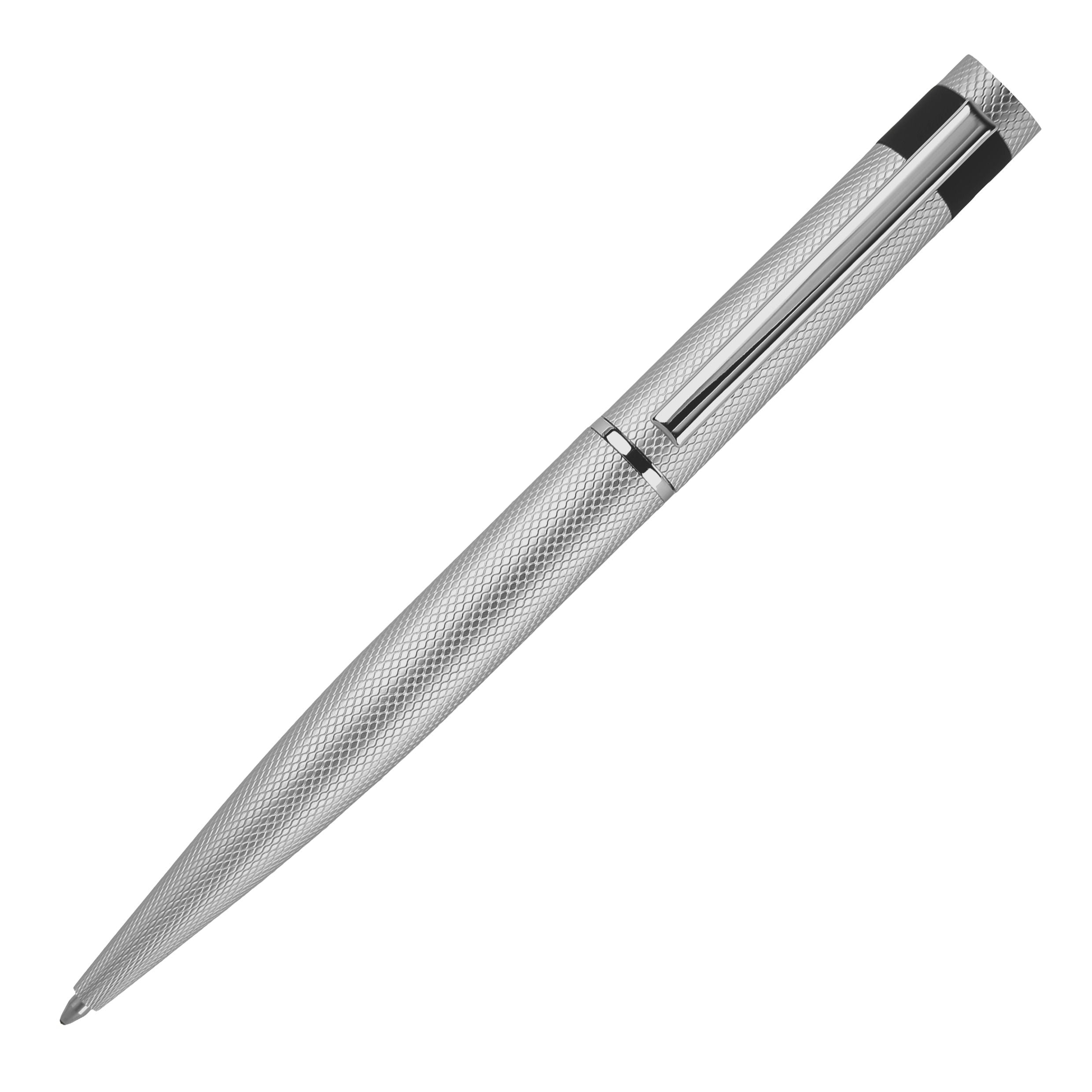 HUGO BOSS HSW3674B-Ballpoint pen Loop Diamond Chrome
