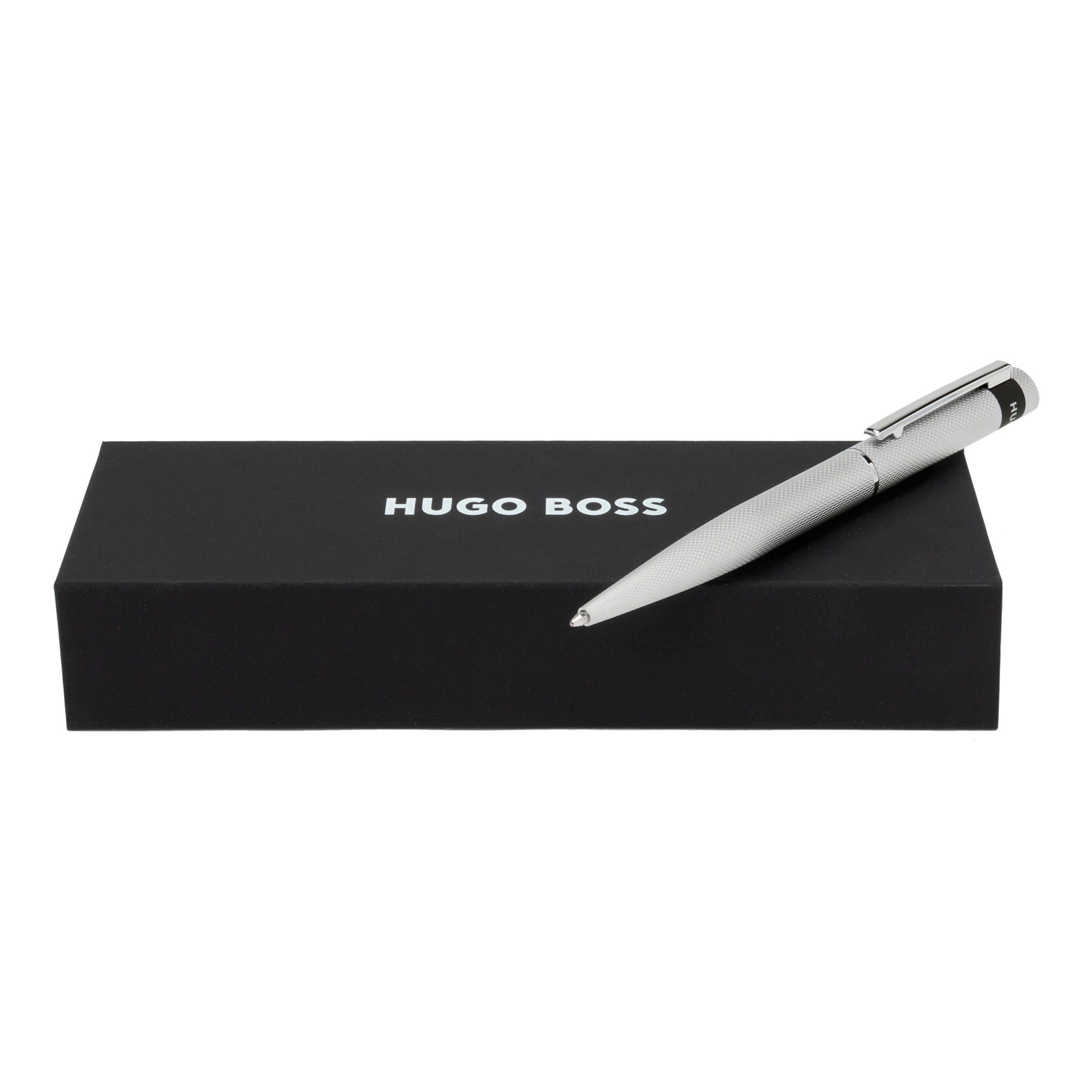 HUGO BOSS HSW3674B-Ballpoint pen Loop Diamond Chrome