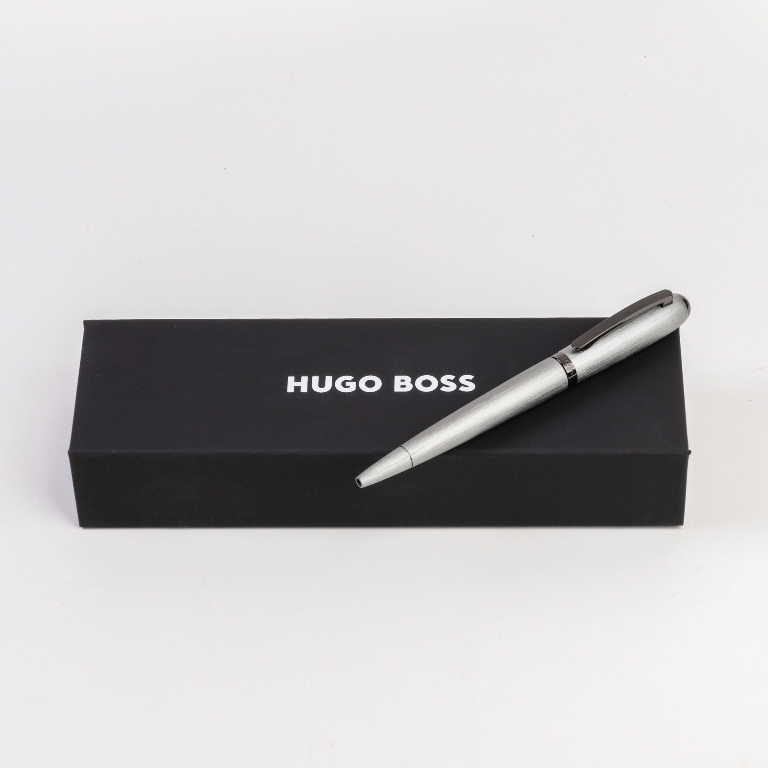HUGO BOSS HSY2434B-Ballpoint pen Contour Brushed Chrome