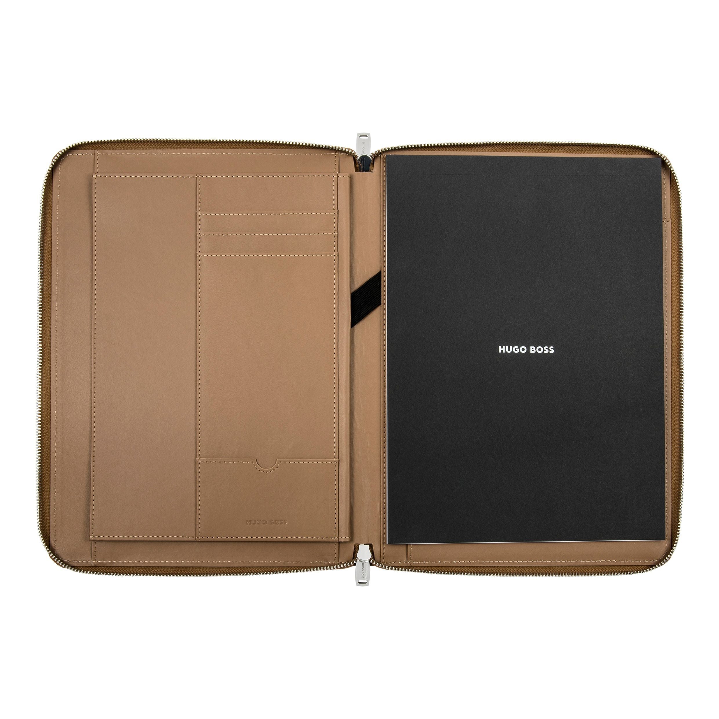HUGO BOSS HTA410X-Conference folder zip A4 Pure Iconic Camel
