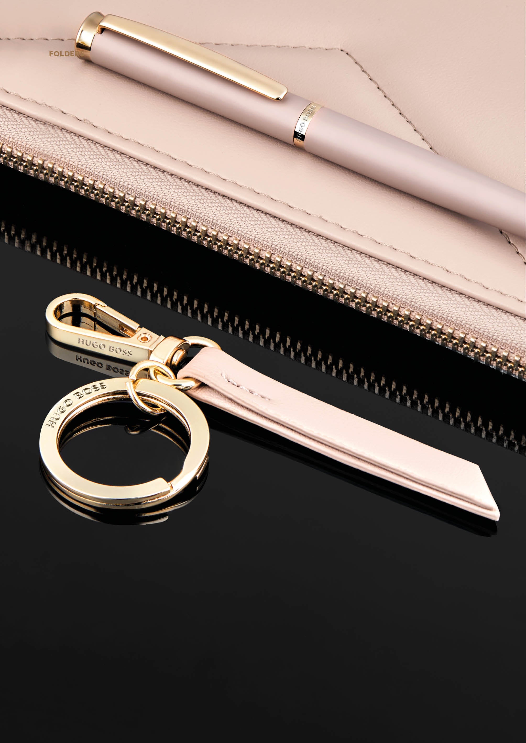 HUGO BOSS Key ring Triga Nude | HAK311X