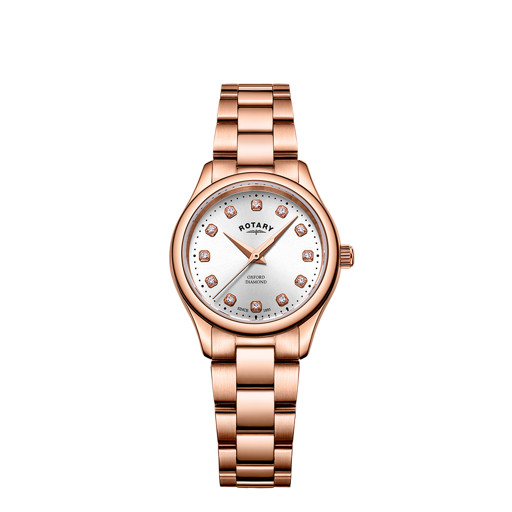 Rotary Contemporary Diamond Set Watch | LB05096/02/D