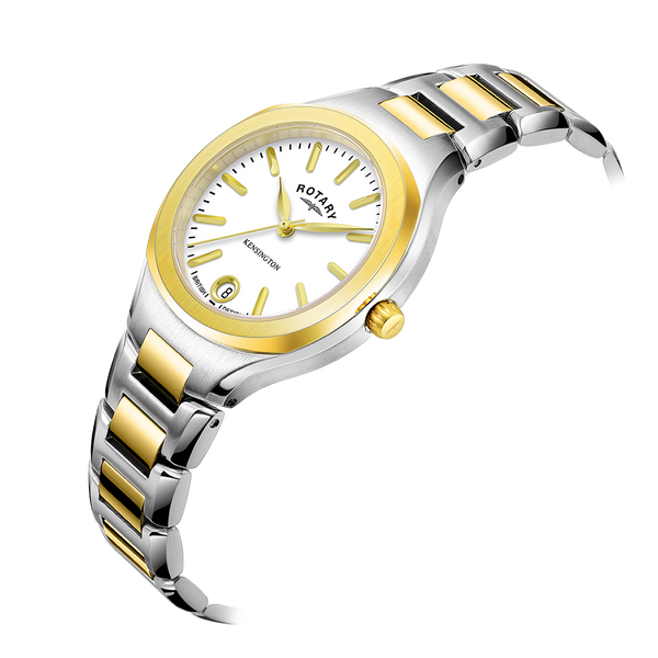 Rotary Contemporary Two Tone Women's Dress Watch | LB05107/02