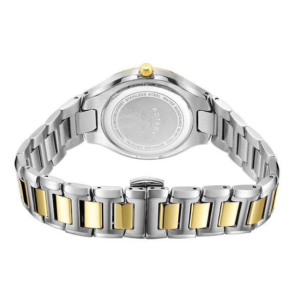 Rotary Contemporary Two Tone Women's Dress Watch | LB05107/02