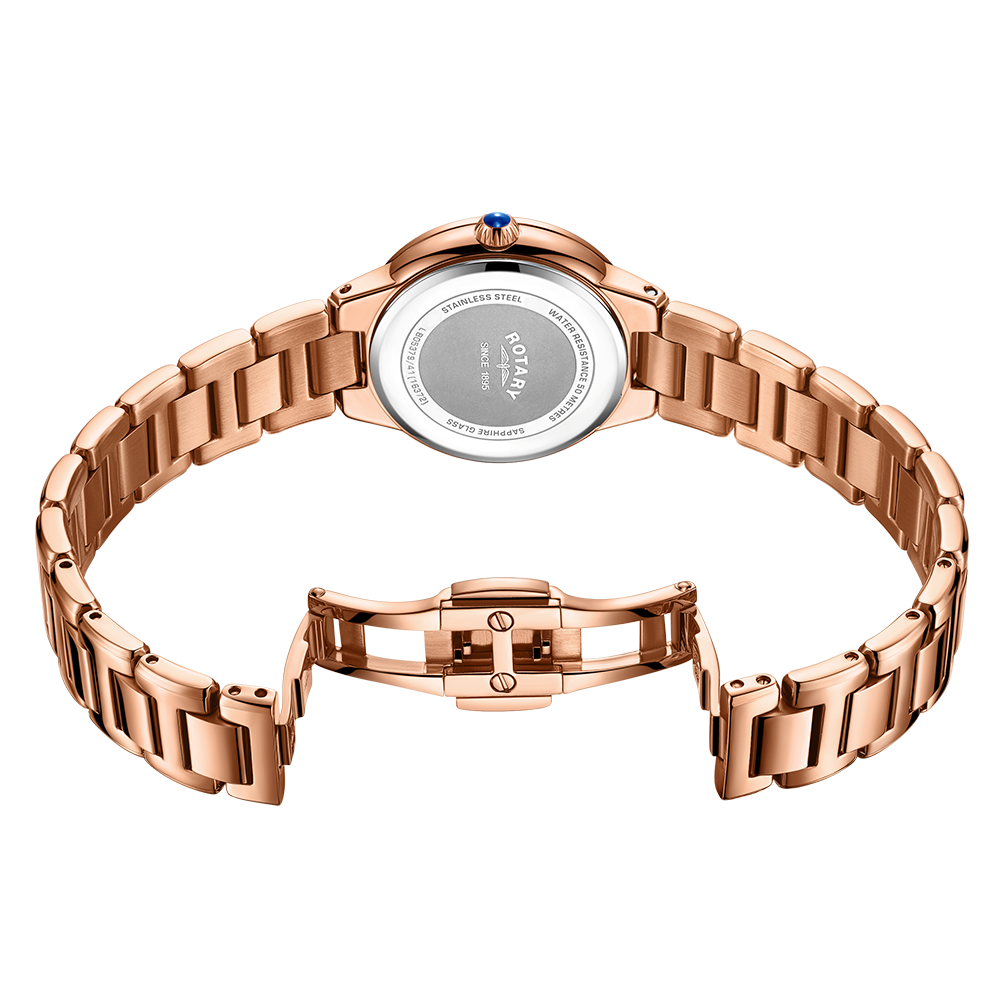 Rotary Contemporary Crystal Set Watch | LB05379/41