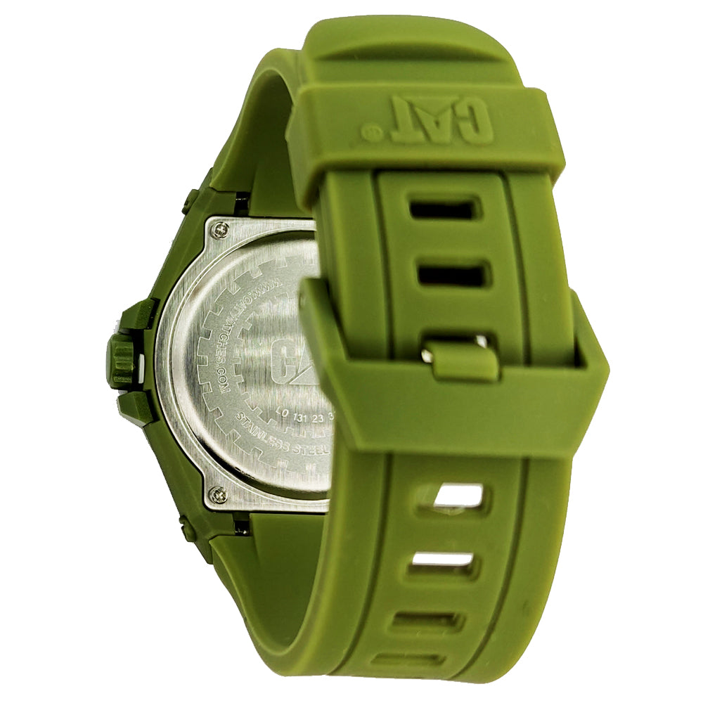 CAT Silicone Green Men's Watch | LO.131.23.317