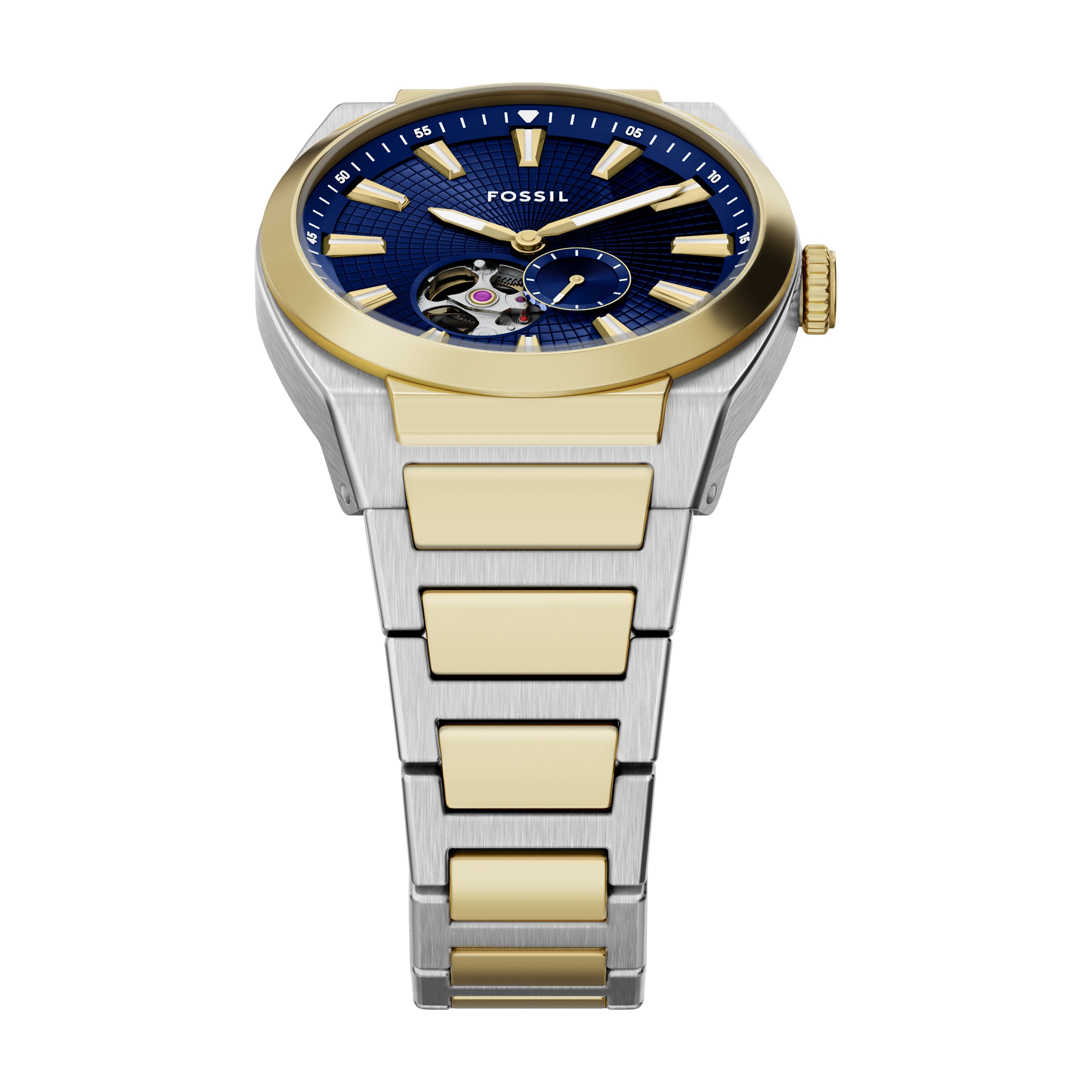Fossil Everett Automatic Two-Tone Stainless Steel Men's Watch | ME3275
