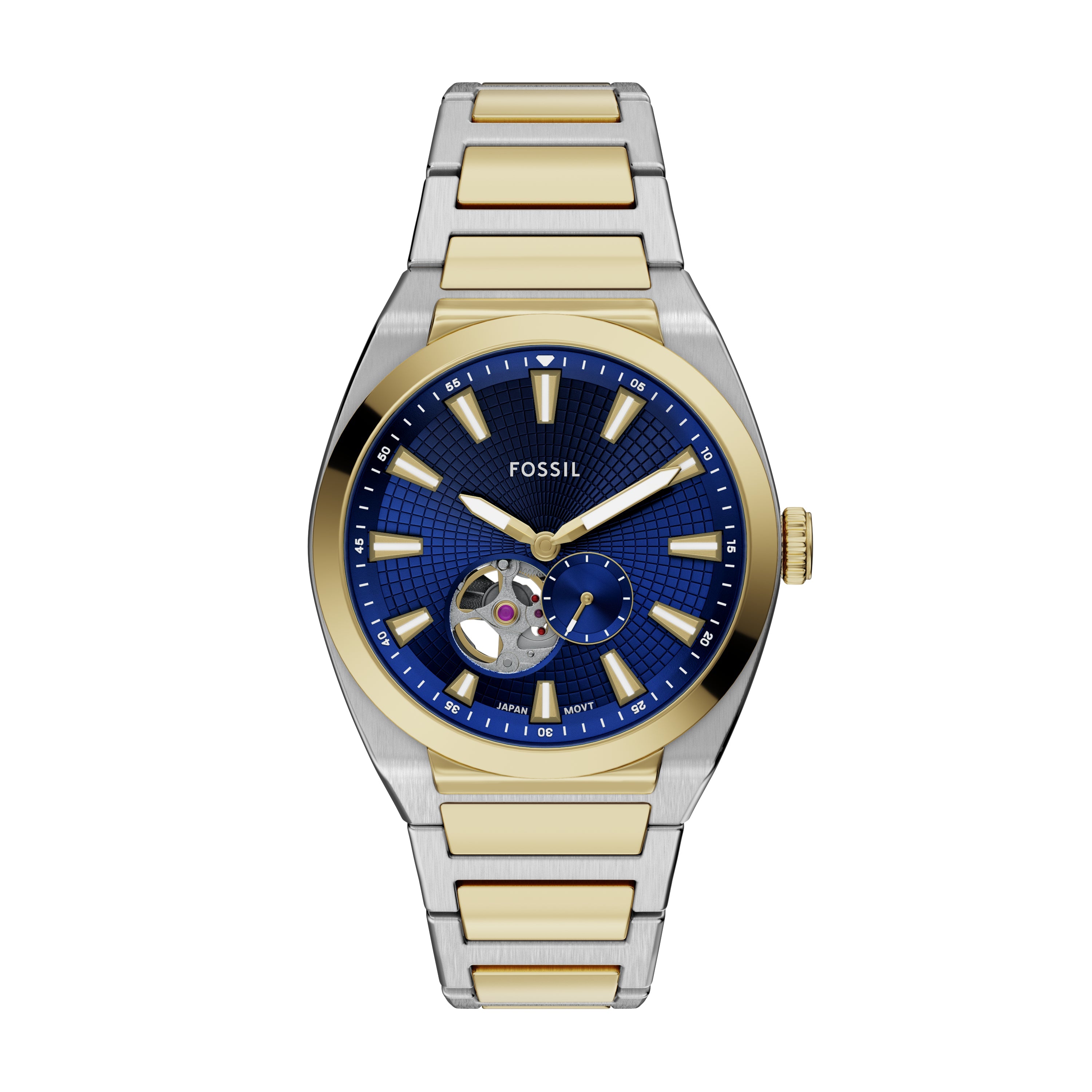 Fossil Everett Automatic Two-Tone Stainless Steel Men's Watch | ME3275
