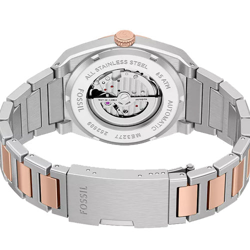 Fossil Everett Automatic Black Dial Men's Watch | ME3277