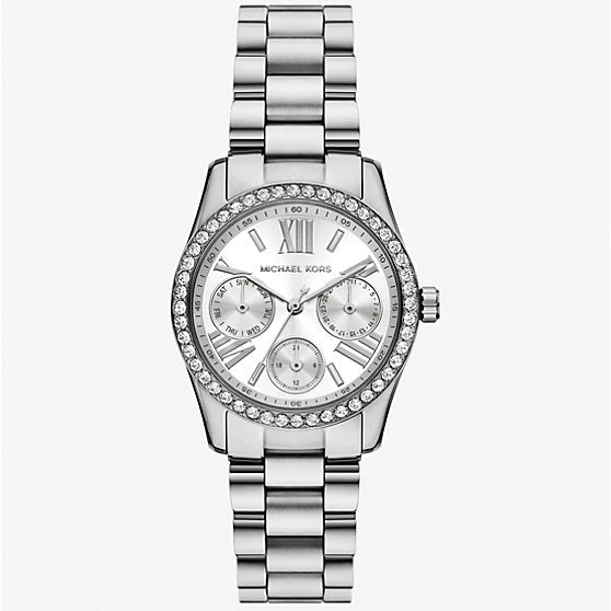 Michael Kors Lexington Silver Chronograph Women's Watch | MK4979
