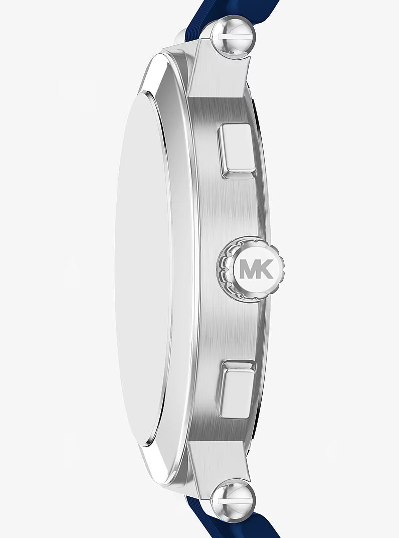 Michael Kors Billie Blue Dial and Blue Silicone Strap 46mm Men's Watch | MK9254