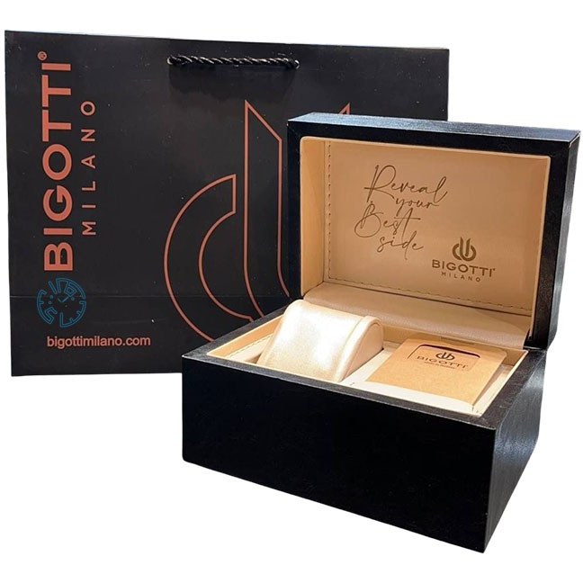 Bigotti Green Skeleton Multi-Dial Stainless Steel Men's Watch | BG.1.10578-4