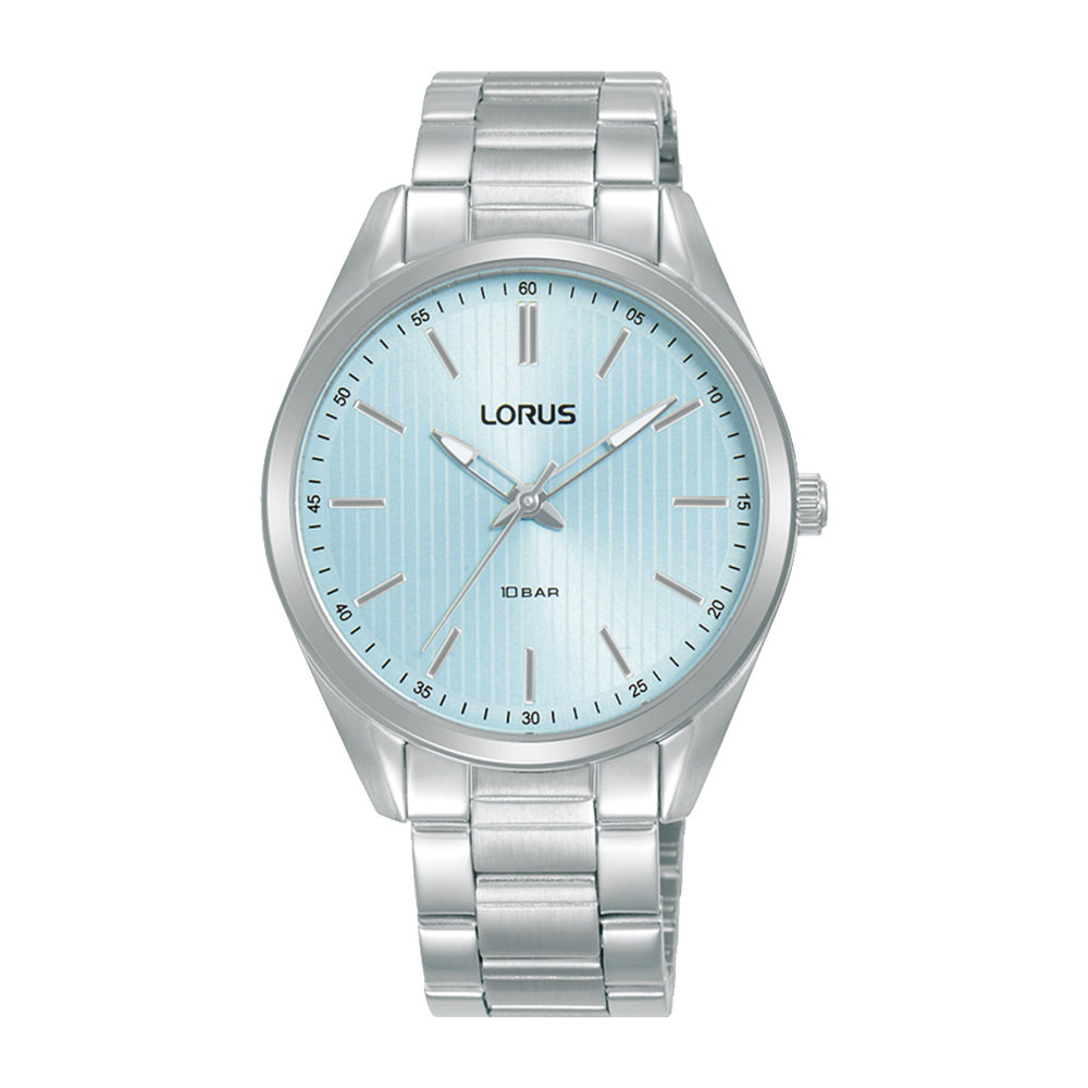 Lorus Stainless Steel Light Blue Dial Women's Watch | RG209WX9