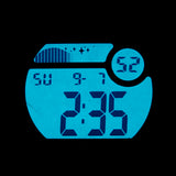 Lorus Black and Red Digital Dial Black Strap Unisex Watch | R2327QX9