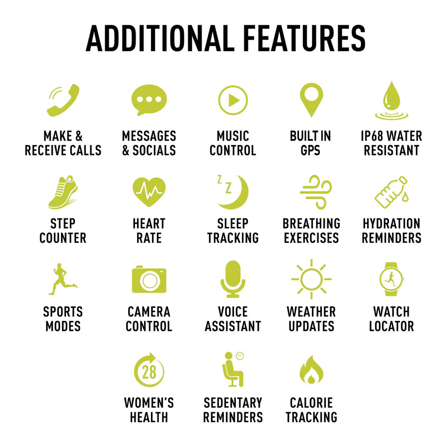 Reflex Active Series 54 Black Case Green Bezel Black Chrono Dial Green and Yellow Strap Unisex Watch | RA54-2238