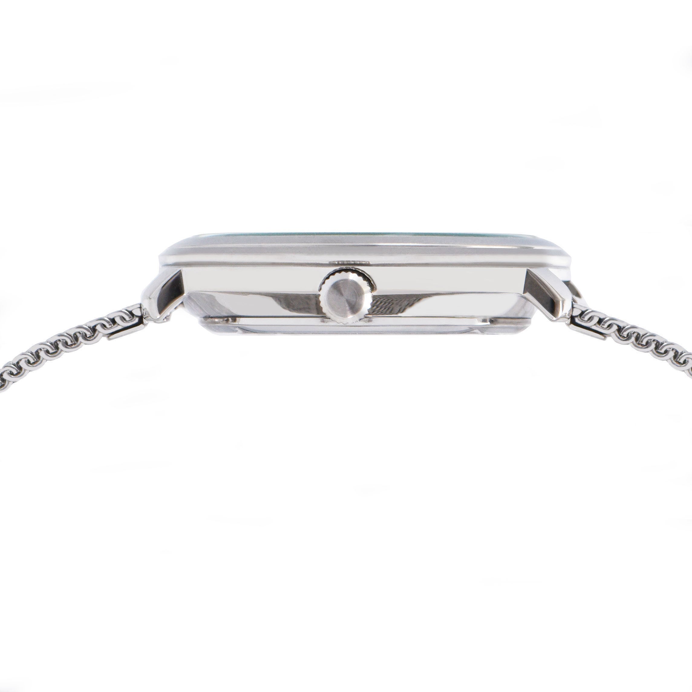 Lorus White Dial Calendar Stainless Steel Mesh Women's Watch | RG811DX9