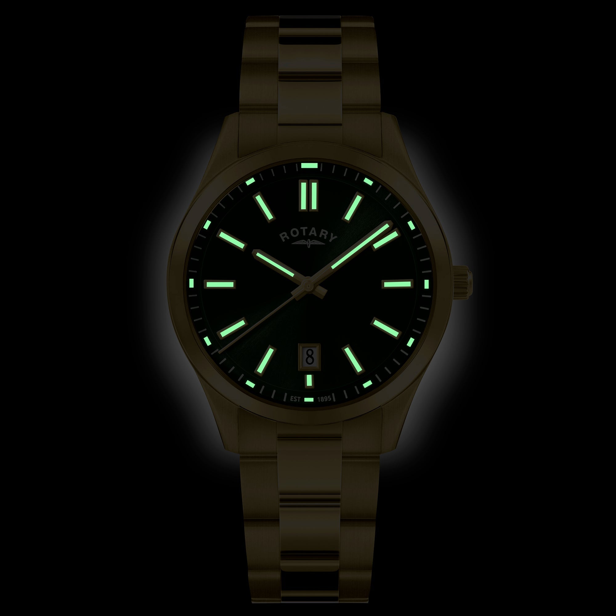 Rotary Men's Heritage Gold PVD Watch | RGB05522/24