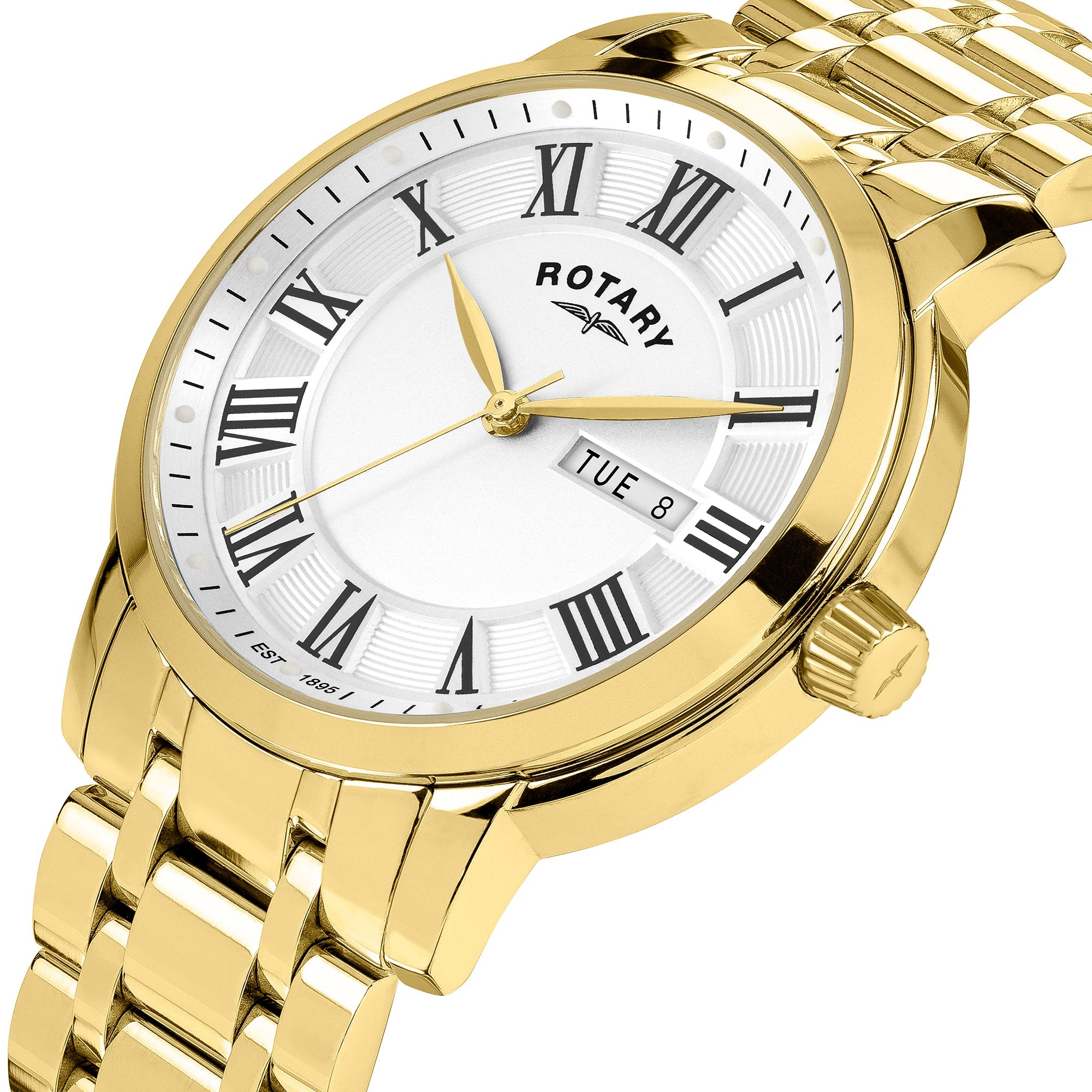 Rotary Men's Heritage Gold PVD Watch | RGB10022/70