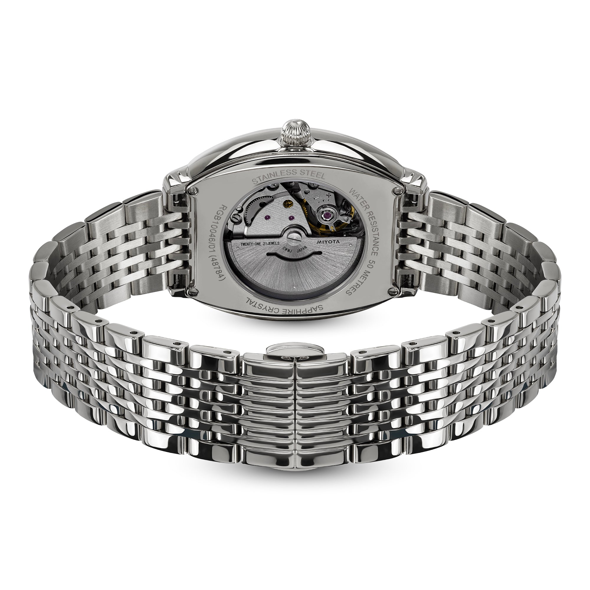 Rotary 1895 White Dial and Steel Bracelet 36mm Men's Watch | RGB10047/01